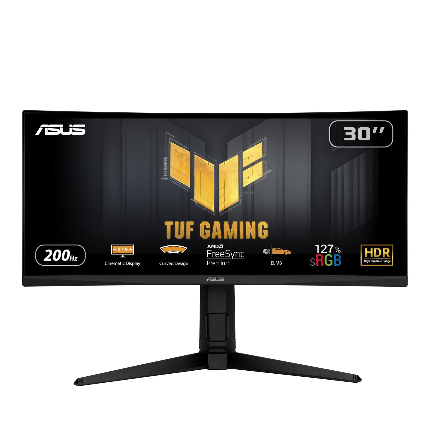 ASUS TUF Gaming 32" 1440P HDR Curved Monitor (VG32VQ1B) - QHD (2560 x 1440), 165Hz (Supports 144Hz), 1ms, Extreme Low Motion Blur, Speaker, FreeSync Premium, VESA Mountable, DisplayPort, HDMI,BLACK