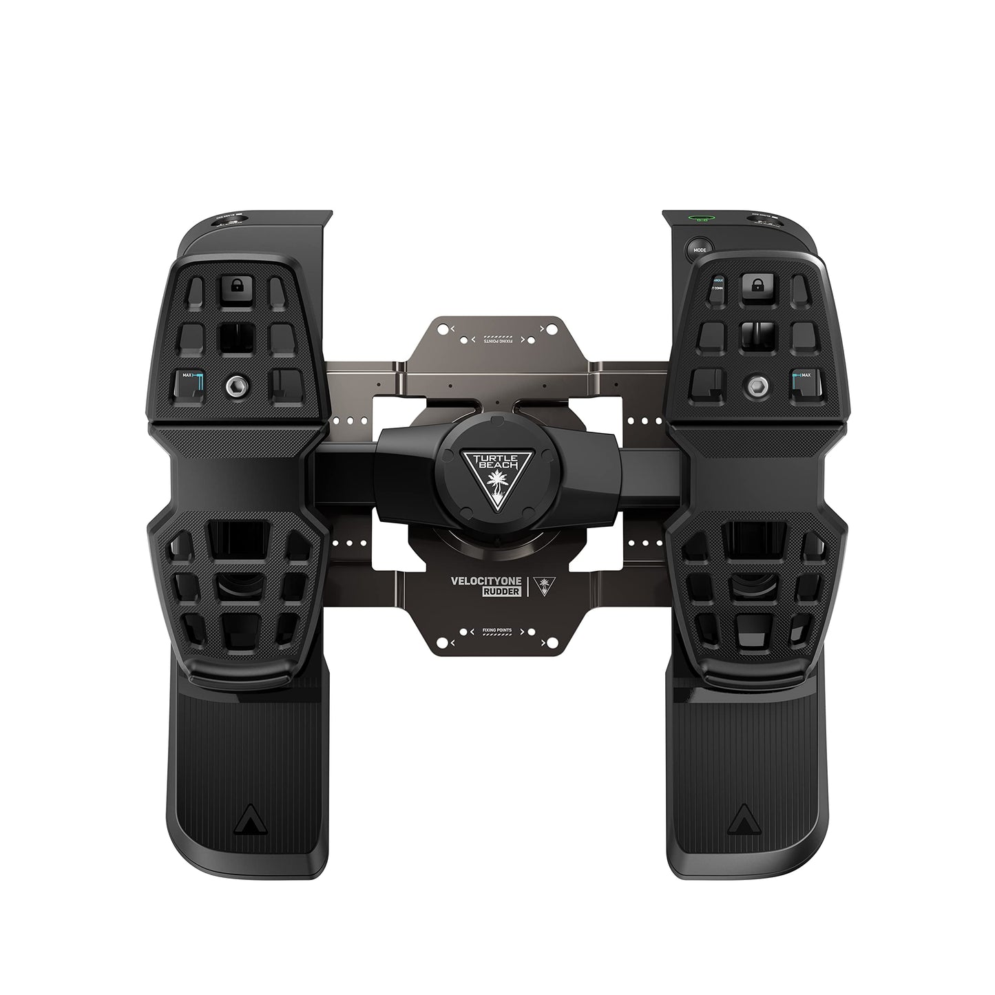 Sistema de control de vuelo universal VelocityOne de Turtle Beach: Xbox Series X y Xbox Series S, Xbox One y PC con Windows 10 y 11, con palanca de mando, cuadrante del acelerador, rueda de ajuste y controles del timón 