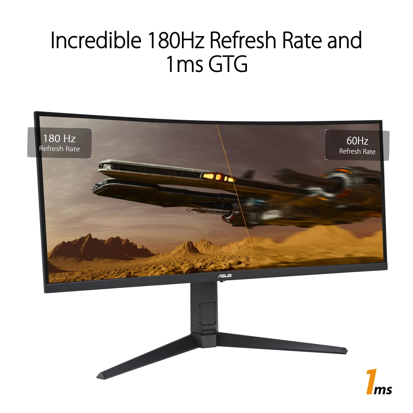 Monitor curvo ASUS TUF Gaming 32" 1440P HDR (VG32VQ1B): QHD (2560 x 1440), 165 Hz (compatible con 144 Hz), 1 ms, desenfoque de movimiento extremadamente bajo, altavoz, FreeSync Premium, montaje VESA, DisplayPort, HDMI, NEGRO 