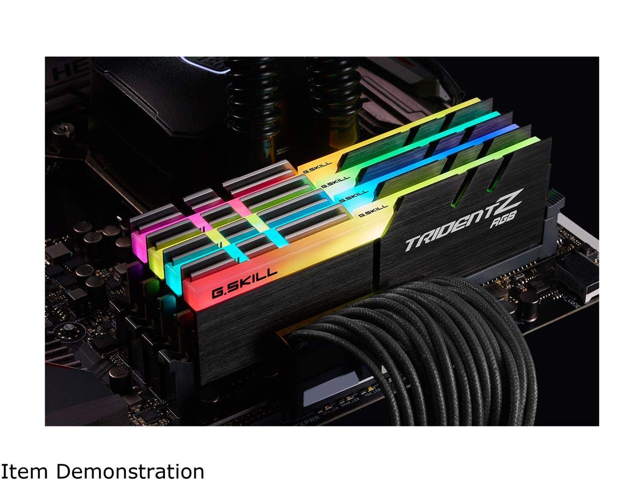 G.SKILL Trident Z RGB Series (Intel XMP) DDR4 RAM 64GB (2x32GB) 3600MT/s CL18-22-22-42 1.35V Desktop Computer Memory UDIMM (F4-3600C18D-64GTZR)