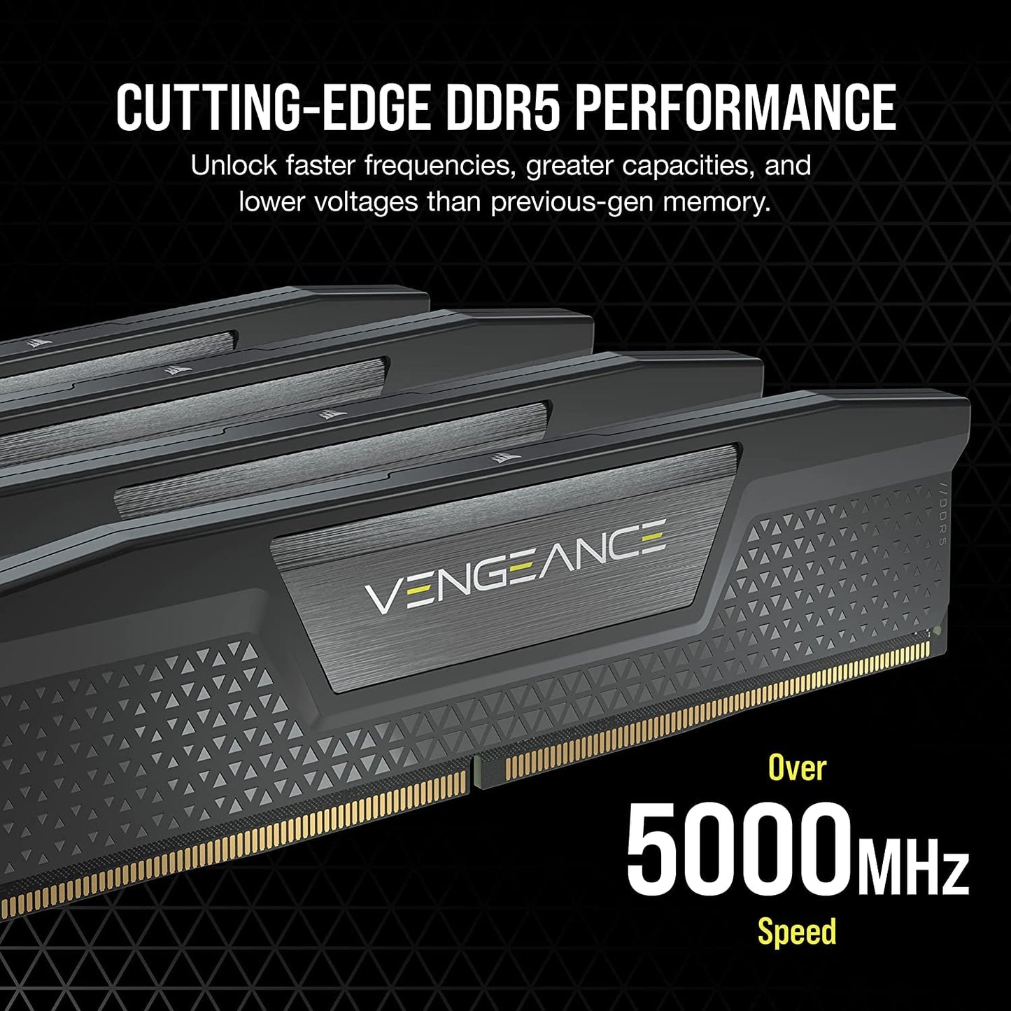 Memoria RAM DDR5 CORSAIR Vengeance de 32 GB (2 x 16 GB), 6000 MHz, CL30-36-36-76, 1,40 V, Intel XMP, para ordenador de sobremesa, color negro (CMK32GX5M2B6000C30) 