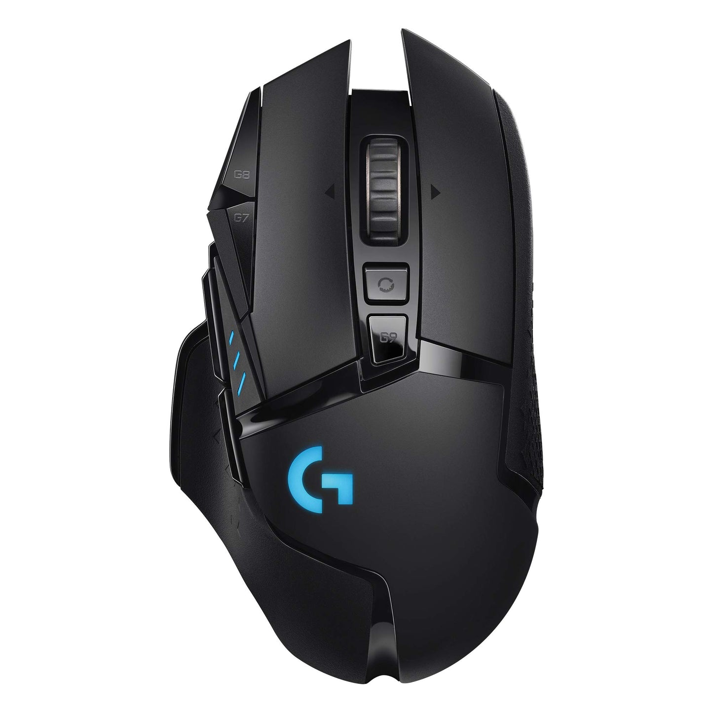 Ratón inalámbrico para juegos Logitech G502 Lightspeed con sensor Hero 25K, compatible con PowerPlay, pesos ajustables y Lightsync RGB - Negro 