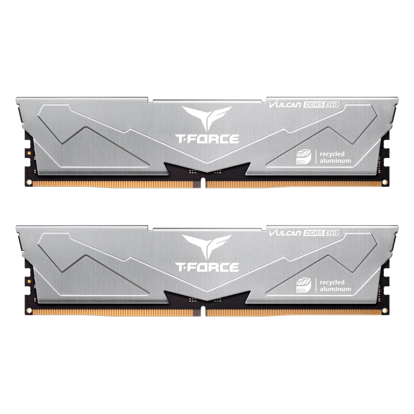 TEAMGROUP T-Force Vulcan DDR5 32GB (2x16GB) 6000MHz (PC5-48000) CL38 Desktop Memory Module Ram (Black) for Chipset 600 700 Series XMP 3.0 Ready - FLBD532G6000HC38ADC01