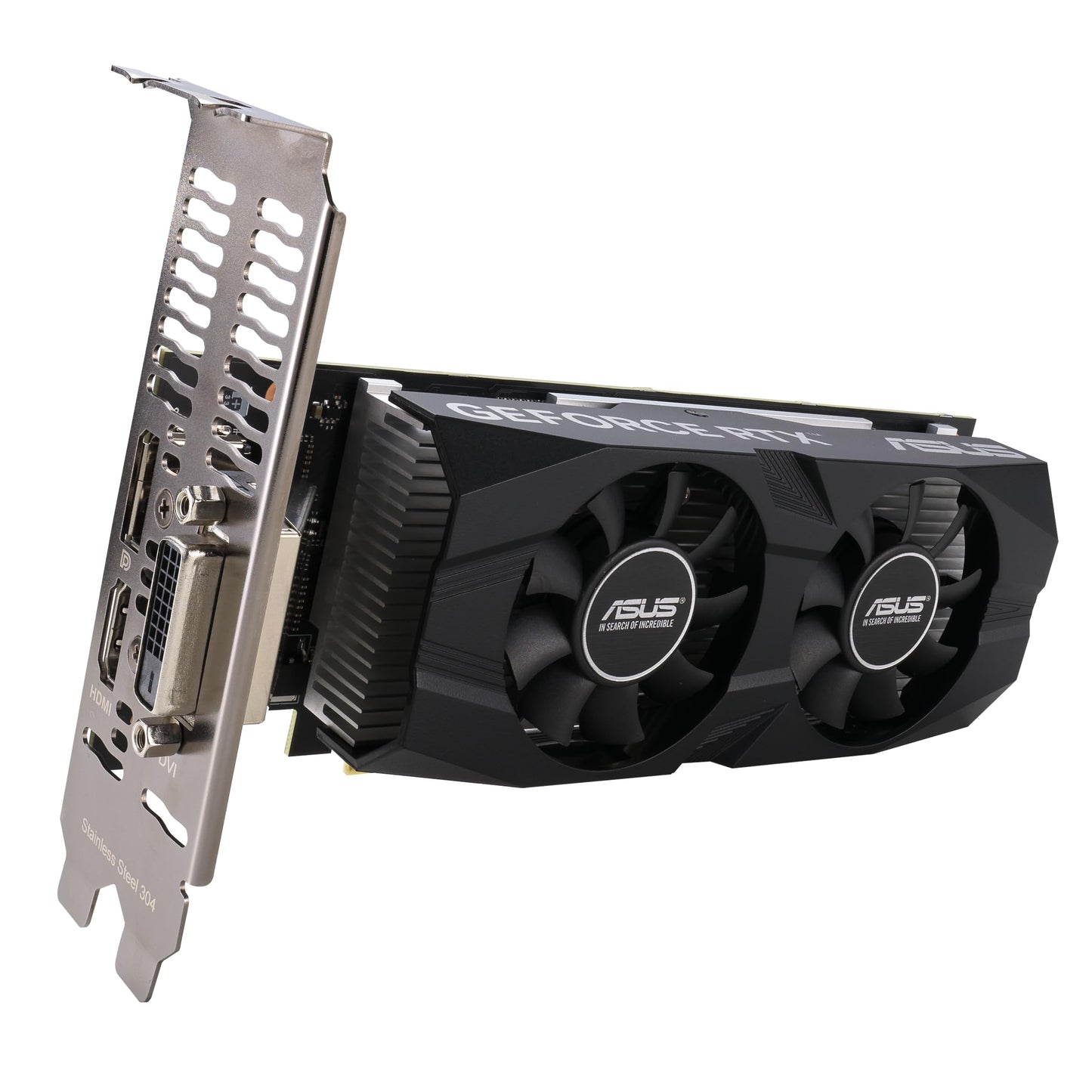 ASUS Dual NVIDIA GeForce RTX 3050 6GB OC Edition Gaming Graphics Card - PCIe 4.0, 6GB GDDR6 Memory, HDMI 2.1, DisplayPort 1.4a, 2-Slot Design, Axial-tech Fan Design, 0dB Technology, Steel Bracket