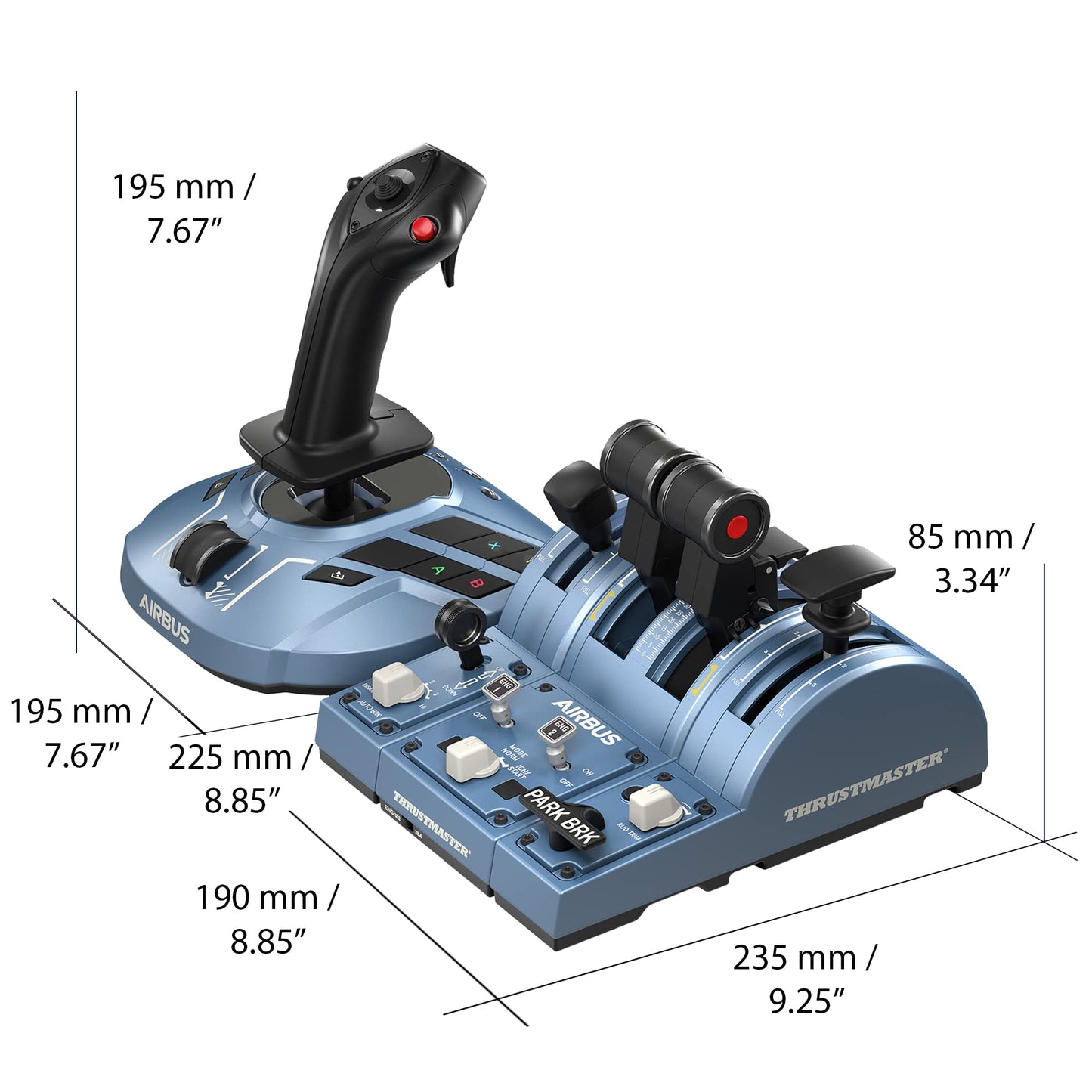 Thrustmaster TCA Captain Pack Xbox – Edición Airbus (Compatible con XBOX y PC) 