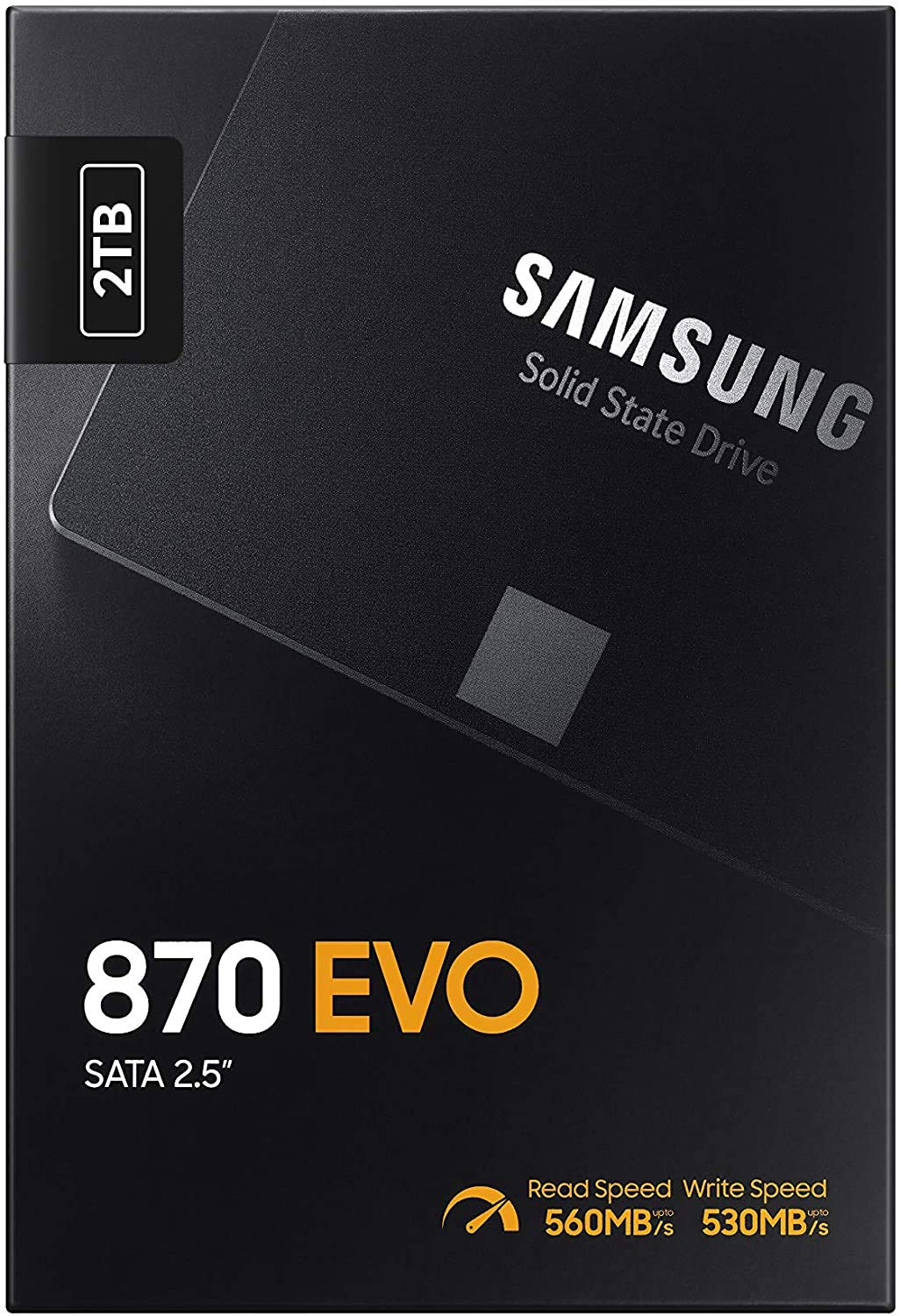 SAMSUNG 870 EVO SATA III SSD 1TB 2.5” Internal Solid State Drive, Upgrade PC or Laptop Memory and Storage for IT Pros, Creators, Everyday Users, MZ-77E1T0B/AM