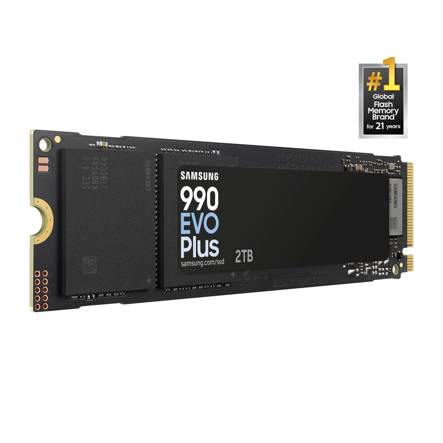 SAMSUNG 990 EVO Plus SSD 1TB, PCIe Gen 4x4, Gen 5x2 M.2 2280, Speeds Up-to 7,250 MB/s, Upgrade Storage for PC/Laptops, HMB Technology and Intelligent Turbowrite 2.0, (MZ-V9S1T0B/AM)