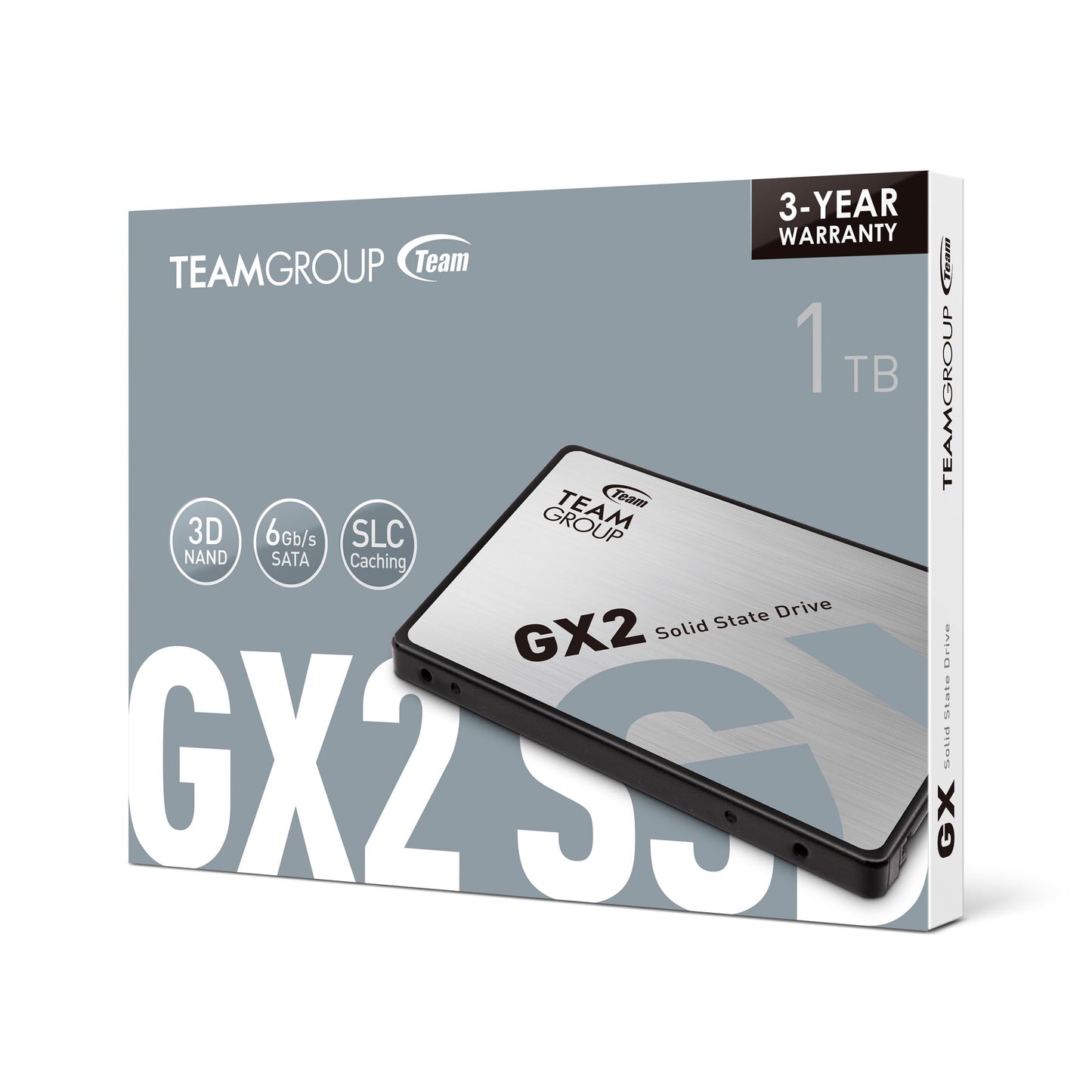 TEAMGROUP AX2 512GB 3D NAND TLC 2.5 Inch SATA III Internal Solid State Drive SSD (Read Speed up to 540 MB/s) Compatible with Laptop & PC Desktop T253A3512G0C101