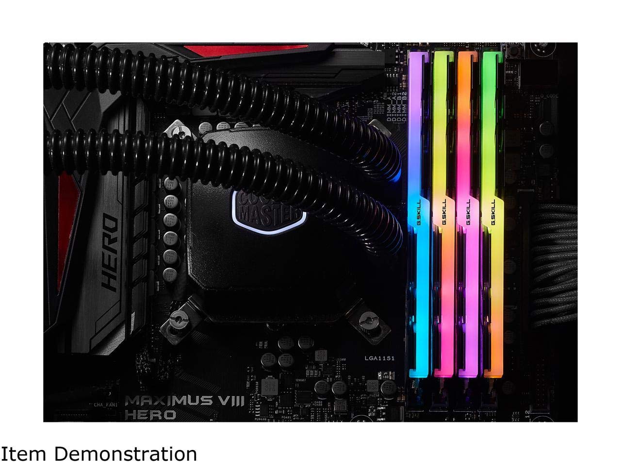 G.SKILL Trident Z RGB Series (Intel XMP) DDR4 RAM 64GB (2x32GB) 3600MT/s CL18-22-22-42 1.35V Desktop Computer Memory UDIMM (F4-3600C18D-64GTZR)