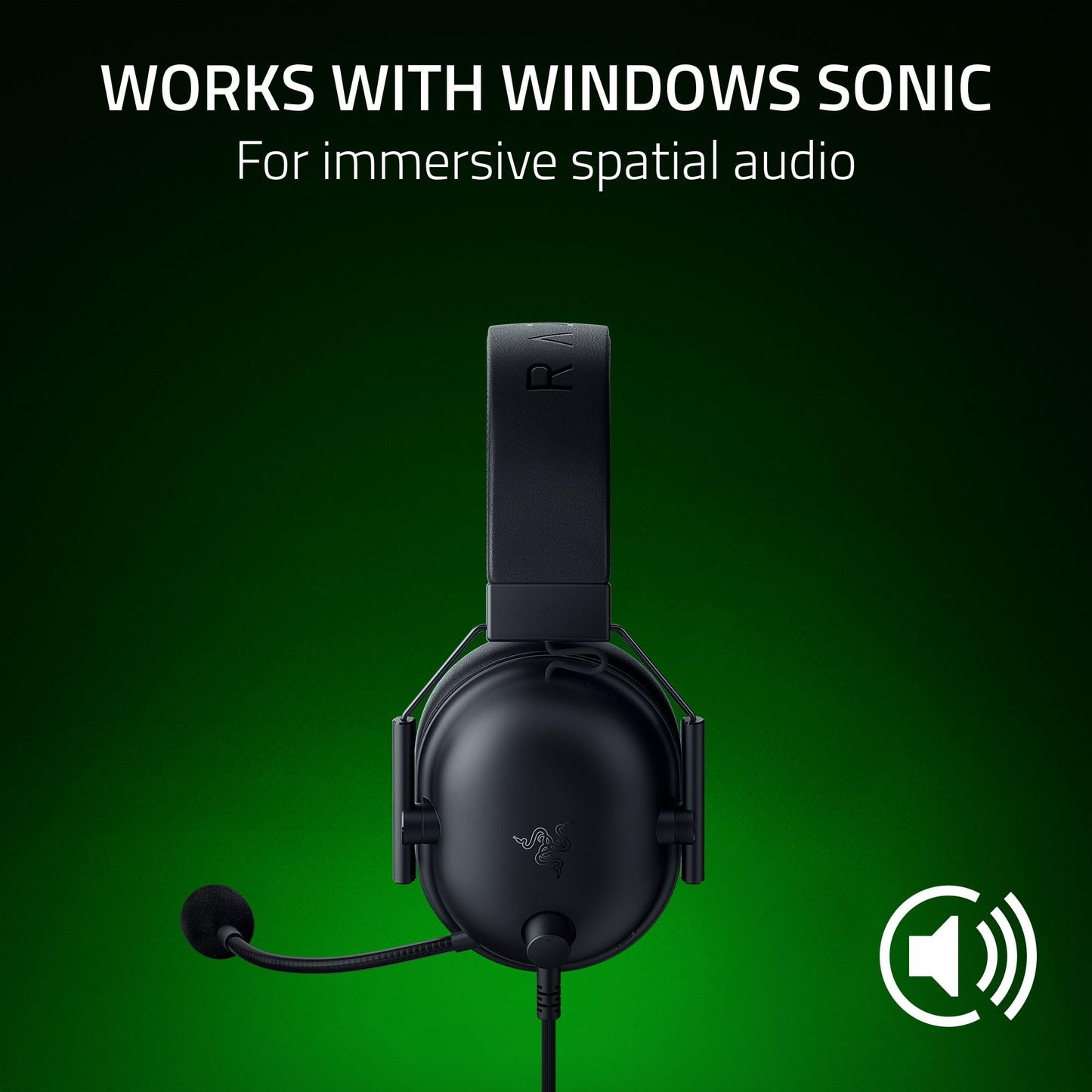 Auriculares para juegos Razer BlackShark V2 X: sonido envolvente 7.1, controladores de 50 mm, almohadilla de espuma viscoelástica, para PC, PS4, PS5, Switch, conector de audio de 3,5 mm, color negro 