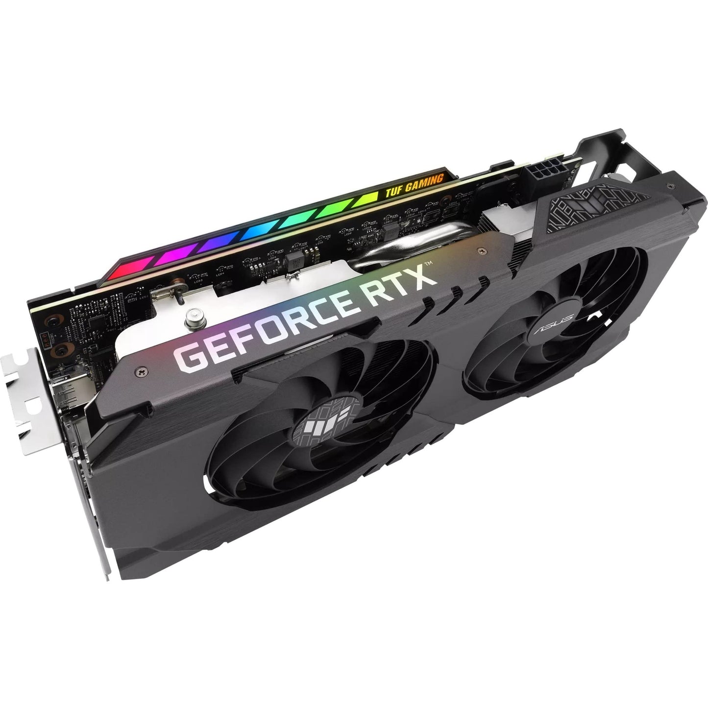 ASUS Dual NVIDIA GeForce RTX 3050 6GB OC Edition Gaming Graphics Card - PCIe 4.0, 6GB GDDR6 Memory, HDMI 2.1, DisplayPort 1.4a, 2-Slot Design, Axial-tech Fan Design, 0dB Technology, Steel Bracket