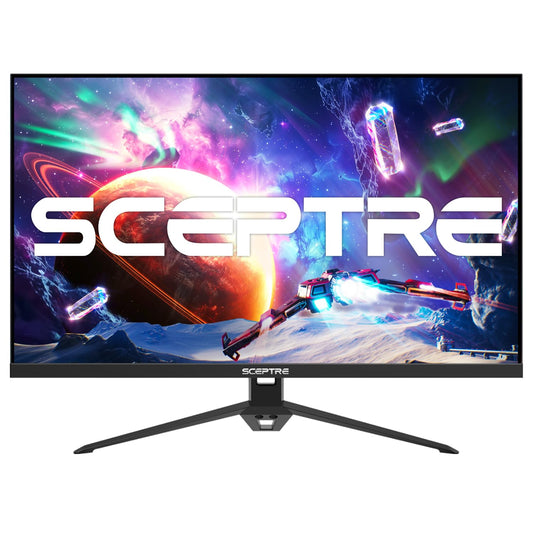 Monitor para juegos Sceptre IPS de 24", 165 Hz, 144 Hz, Full HD (1920 x 1080), FreeSync Eye Care, FPS, RTS, DisplayPort, HDMI, parlantes integrados, negro máquina 2020 (E248B-FPT168), IPS de 24", 165 Hz 