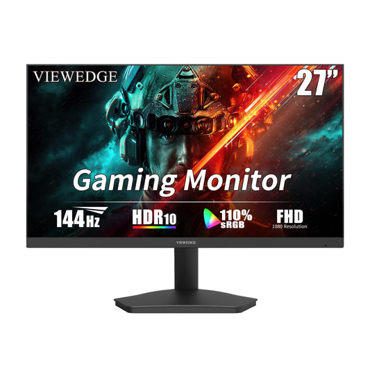 Monitor para juegos de 24 pulgadas con 165 Hz/144 Hz, IPS 1 ms, FHD 1080p y HDR 10 | Monitor para computadora con 105 % sRGB, filtro de luz azul, 2 puertos HDMI y 1 puerto DP, compatible con Freesync y VESA 