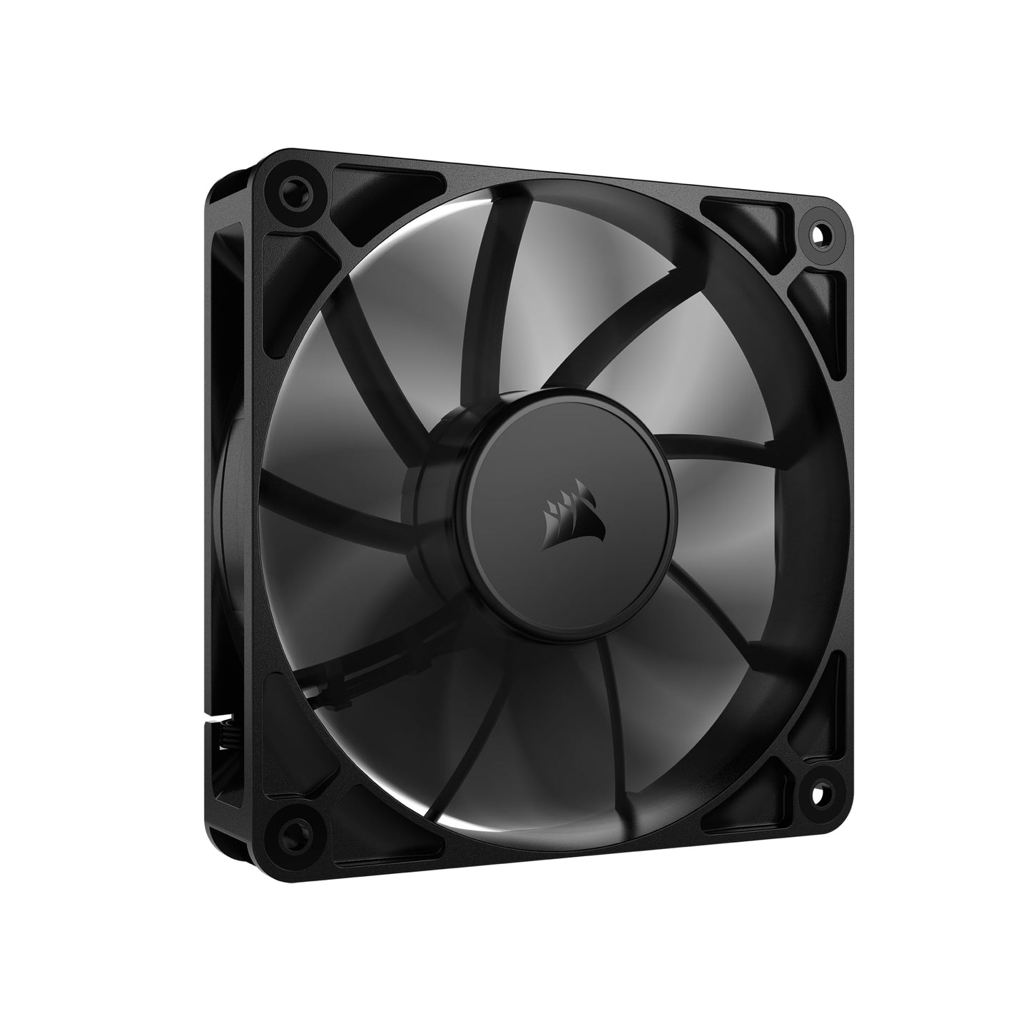 Ventiladores CORSAIR RS120 de 120 mm PWM – Conexión en cadena – Bajo nivel de ruido – Rodamiento de cúpula magnético – Paquete triple – Negro 