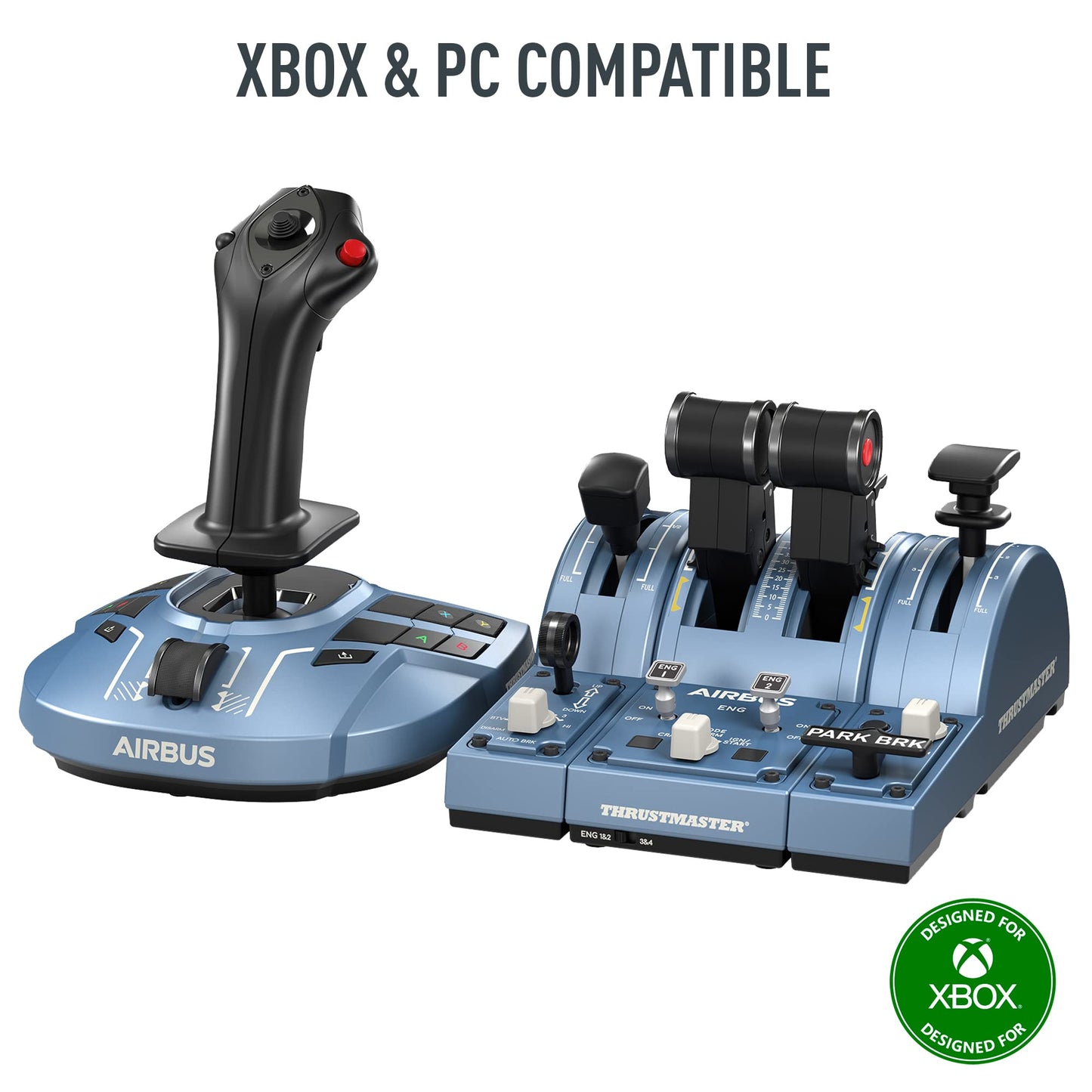 Thrustmaster TCA Captain Pack Xbox – Edición Airbus (Compatible con XBOX y PC) 