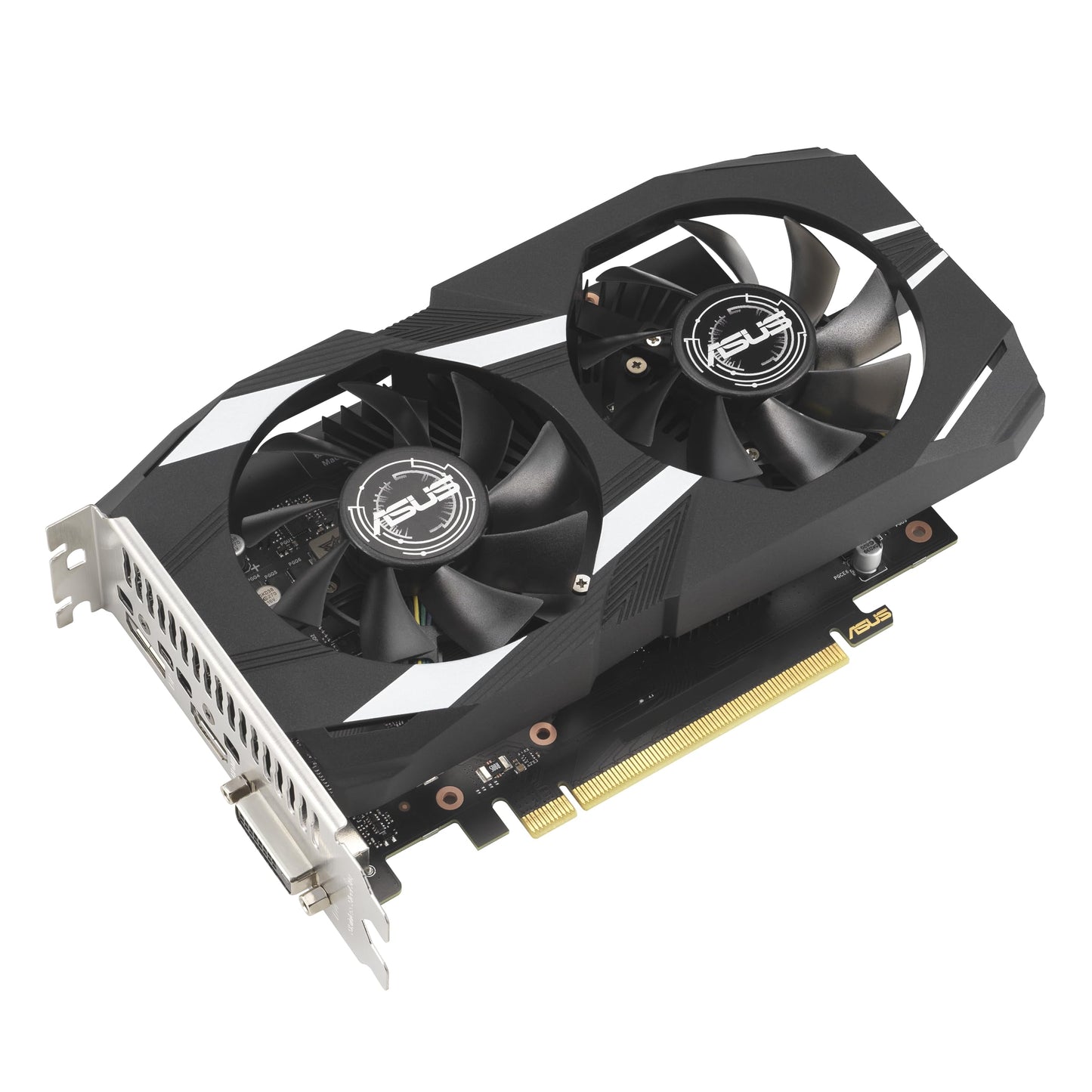 ASUS Dual NVIDIA GeForce RTX 3050 6GB OC Edition Gaming Graphics Card - PCIe 4.0, 6GB GDDR6 Memory, HDMI 2.1, DisplayPort 1.4a, 2-Slot Design, Axial-tech Fan Design, 0dB Technology, Steel Bracket