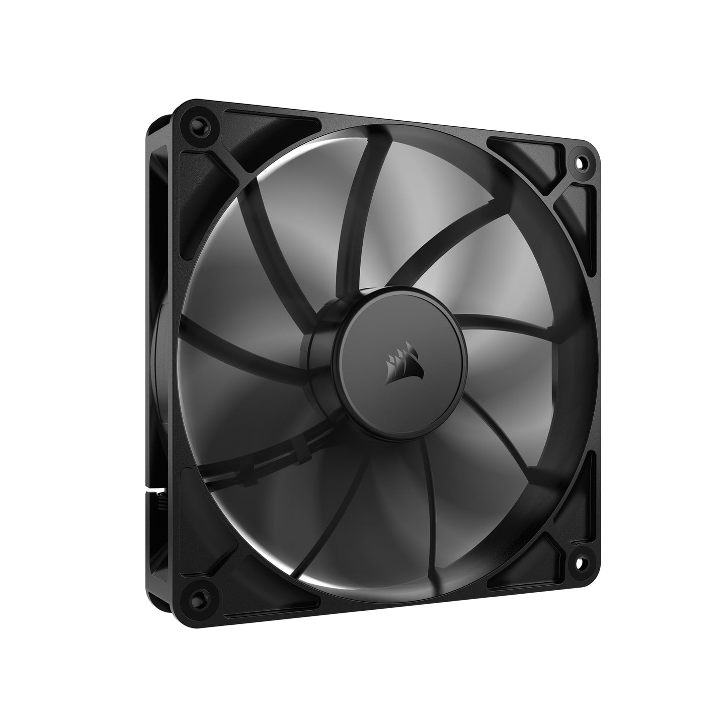 Ventiladores CORSAIR RS120 de 120 mm PWM – Conexión en cadena – Bajo nivel de ruido – Rodamiento de cúpula magnético – Paquete triple – Negro 