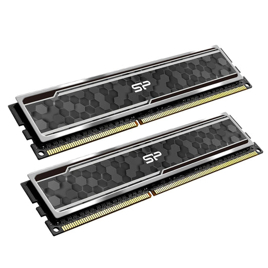 Silicon Power DDR4 RAM 16GB (2x8GB) Turbine 3200MHz (PC4 25600) 288-pin CL16 1.35V UDIMM Desktop Memory Module (SP016GXLZU320BDA)