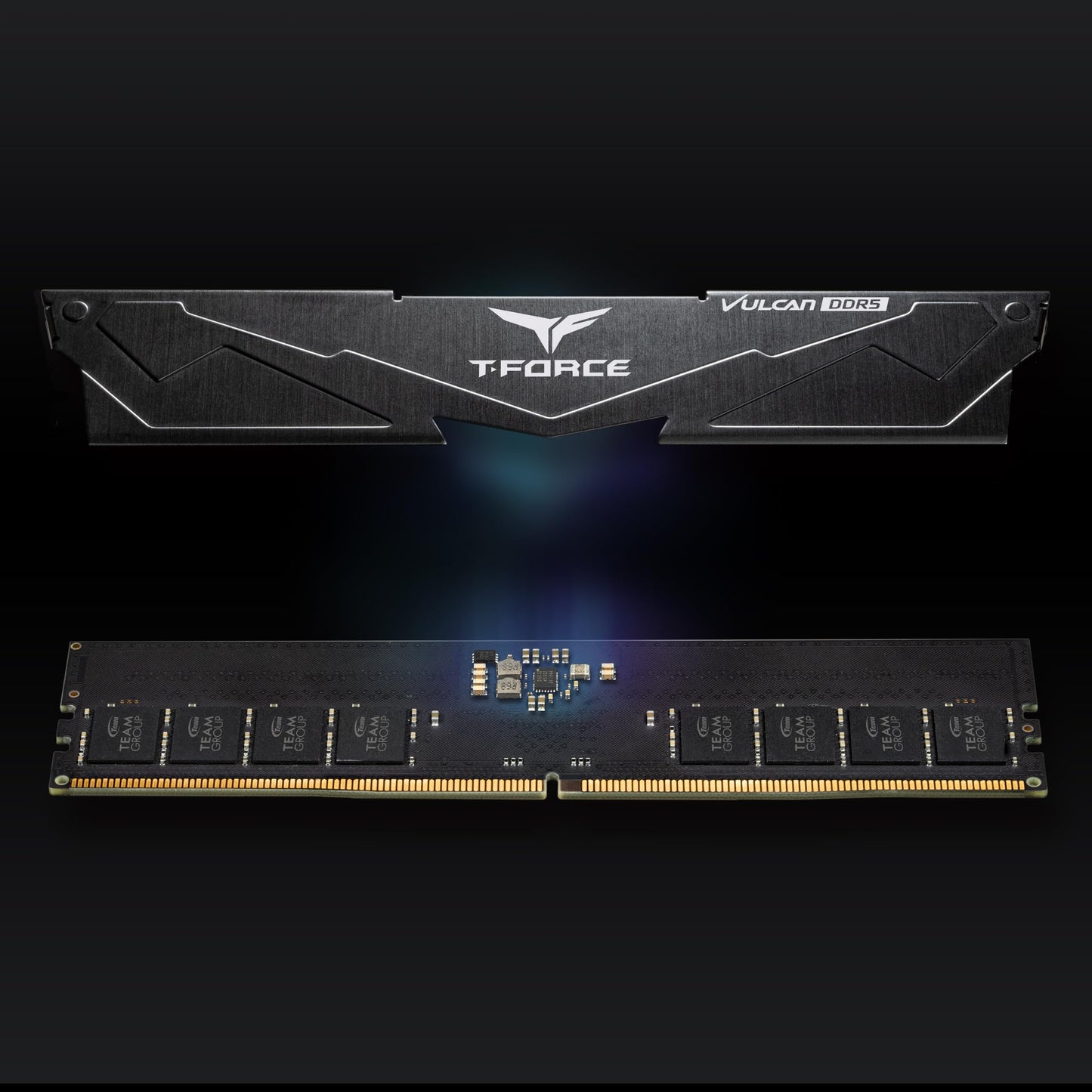 TEAMGROUP T-Force Vulcan DDR5 32GB (2x16GB) 6000MHz (PC5-48000) CL38 Desktop Memory Module Ram (Black) for Chipset 600 700 Series XMP 3.0 Ready - FLBD532G6000HC38ADC01