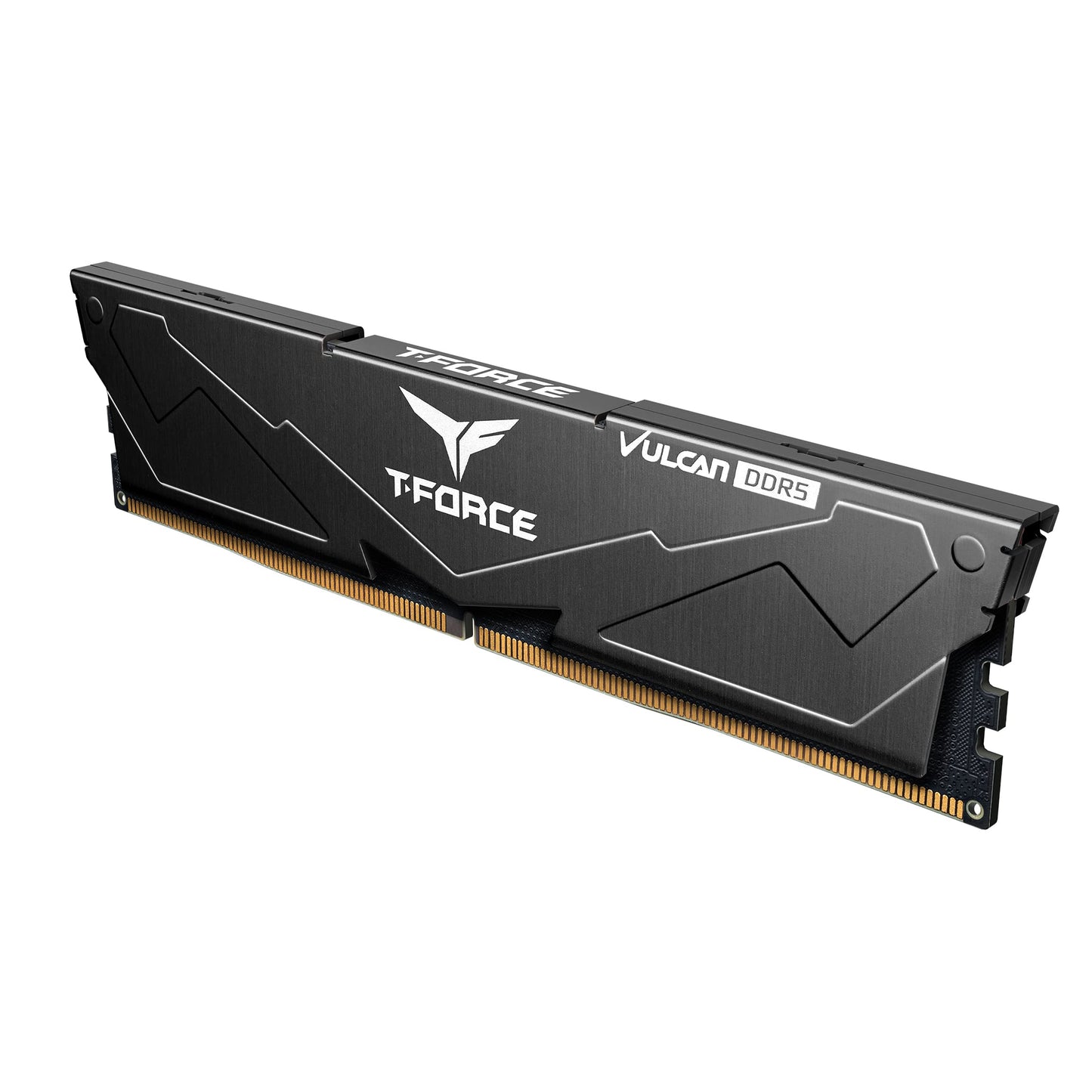 TEAMGROUP T-Force Vulcan DDR5 32GB (2x16GB) 6000MHz (PC5-48000) CL38 Desktop Memory Module Ram (Black) for Chipset 600 700 Series XMP 3.0 Ready - FLBD532G6000HC38ADC01