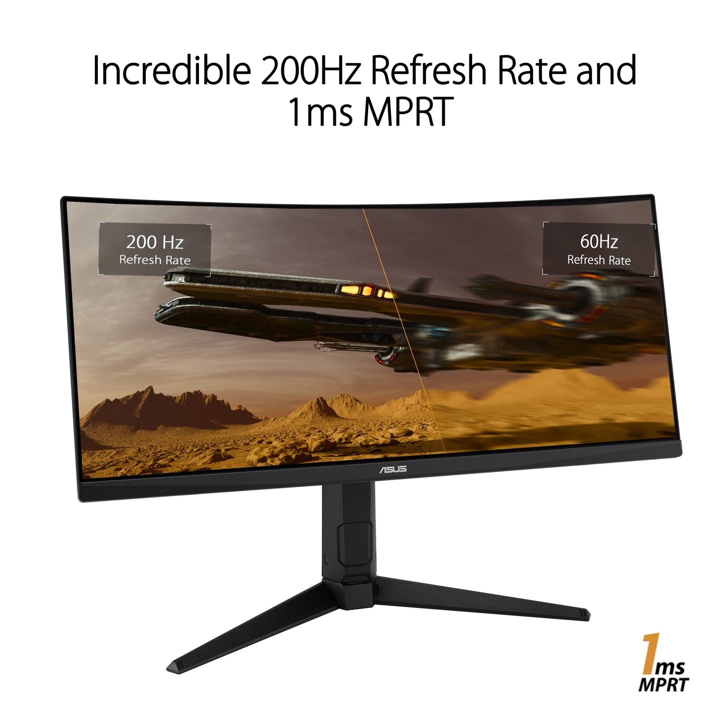 ASUS TUF Gaming 32" 1440P HDR Curved Monitor (VG32VQ1B) - QHD (2560 x 1440), 165Hz (Supports 144Hz), 1ms, Extreme Low Motion Blur, Speaker, FreeSync Premium, VESA Mountable, DisplayPort, HDMI,BLACK