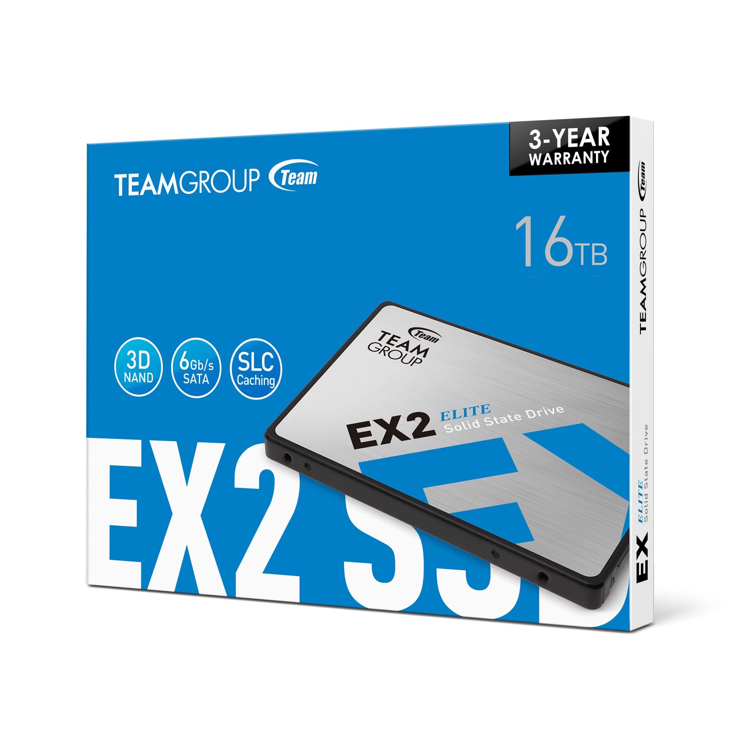 TEAMGROUP AX2 512GB 3D NAND TLC 2.5 Inch SATA III Internal Solid State Drive SSD (Read Speed up to 540 MB/s) Compatible with Laptop & PC Desktop T253A3512G0C101