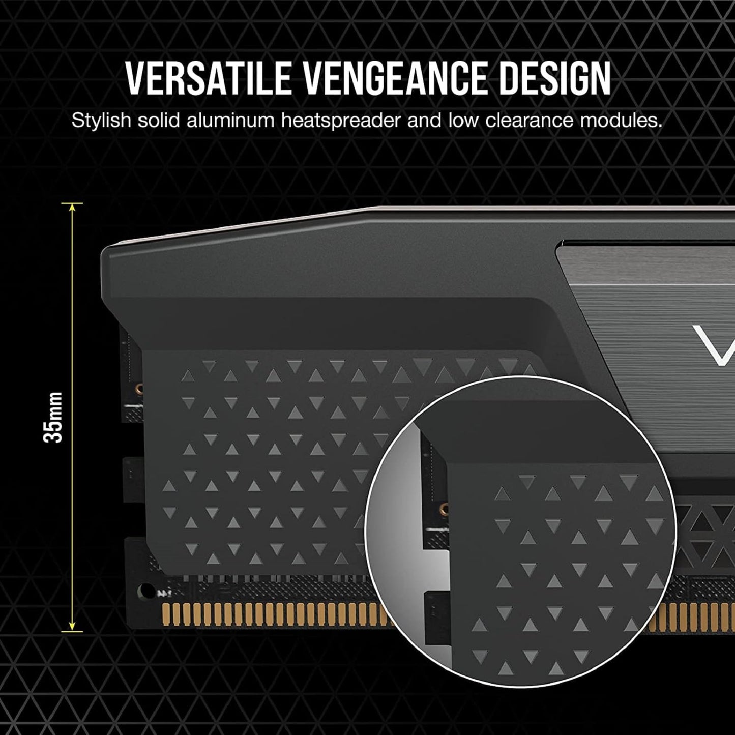 CORSAIR Vengeance DDR5 RAM 32GB (2x16GB) 6000MHz CL30-36-36-76 1.40V Intel XMP Desktop Computer Memory - Black (CMK32GX5M2B6000C30)