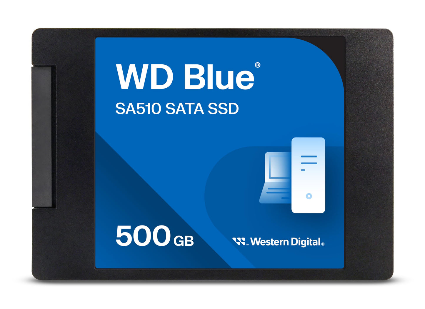 Western Digital 1TB WD Blue SA510 SATA Internal Solid State Drive SSD - SATA III 6 Gb/s, 2.5"/7mm, Up to 560 MB/s - WDS100T3B0A