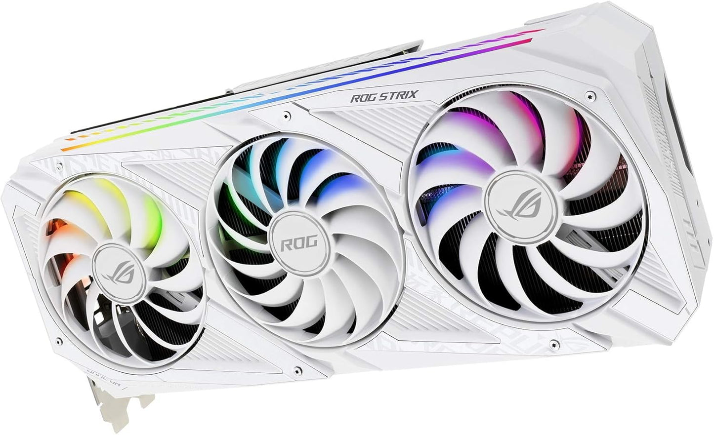 ASUS ROG STRIX NVIDIA GeForce RTX™ 3080 White OC Edition Gaming Graphics Card (PCIe 4.0, 10GB GDDR6X, HDMI 2.1, DisplayPort 1.4a, White color scheme, Axial-tech Fan Design, 2.9-slot, Super Alloy Power