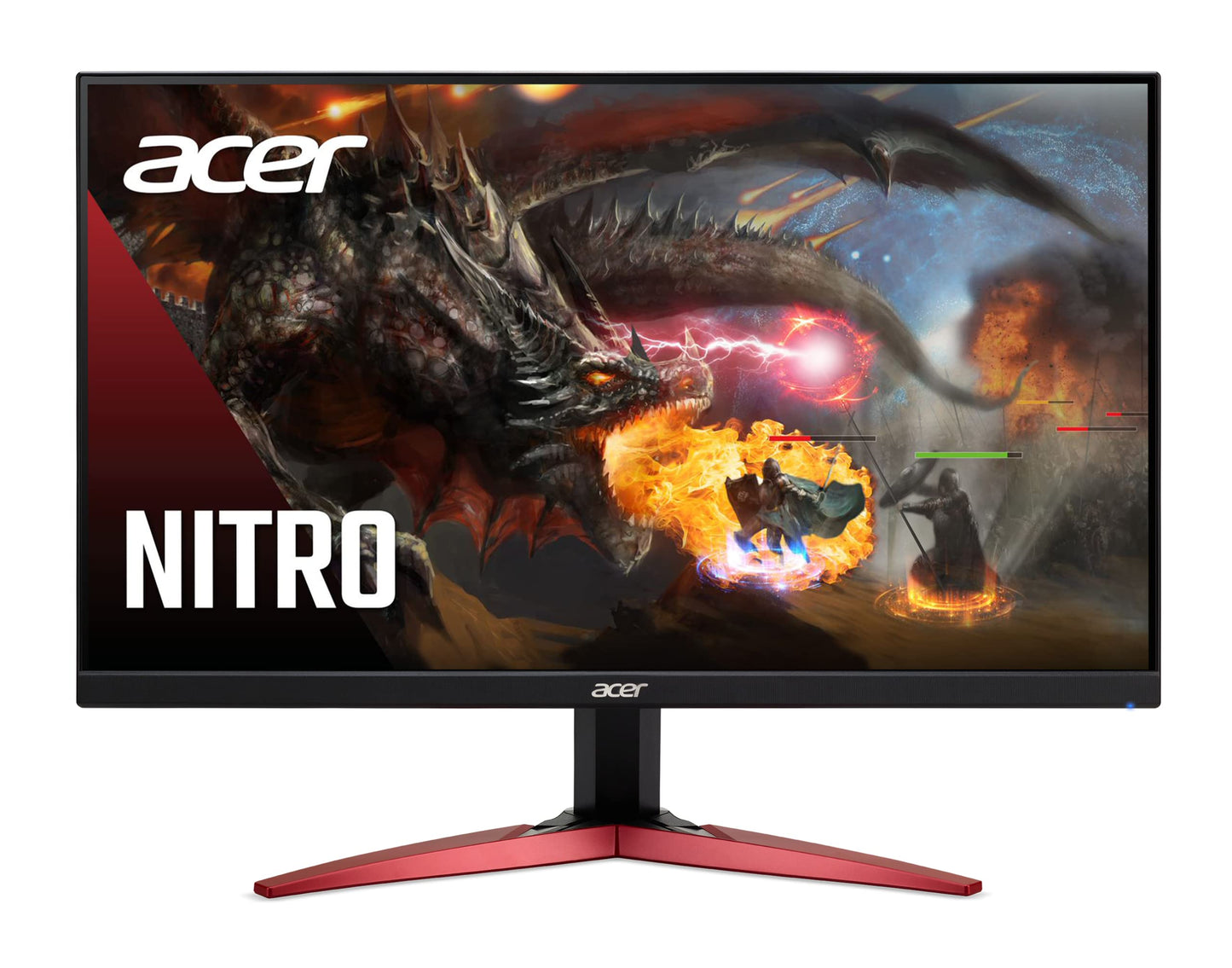 Monitor para juegos Acer Nitro 27" WQHD 2560 x 1440 IPS | AMD FreeSync | Frecuencia de actualización de hasta 180 Hz | Hasta 0,5 ms | DCI-P3 95 % | Compatibilidad con HDR 10 | 1 Display Port 1.2 y 2 HDMI 2.0 | KG271U N3bmiipx 