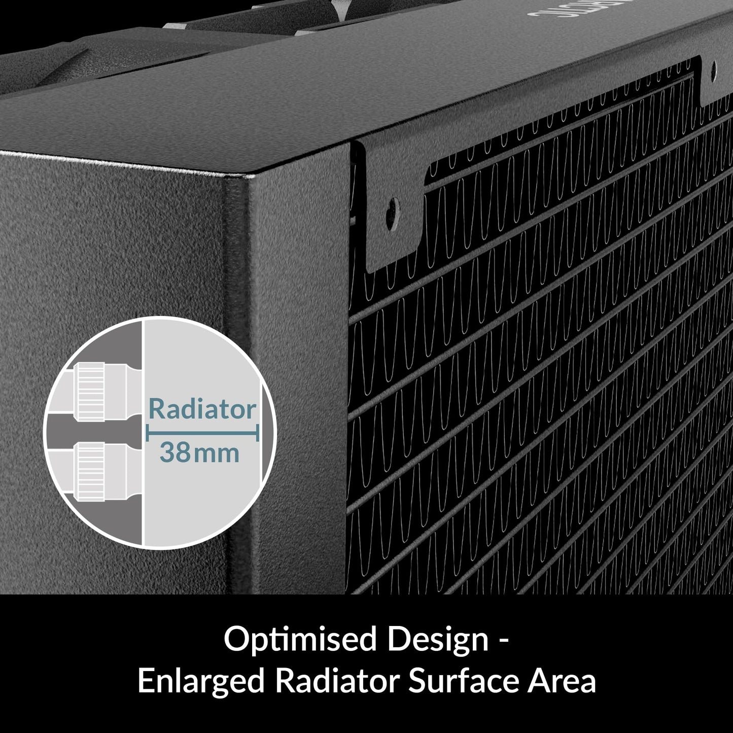 ARCTIC Liquid Freezer III 280 - Refrigerador de agua para CPU AIO, refrigeración líquida para PC, Intel y AMD, bomba controlada por PWM eficiente, ventilador: 200–1700 RPM, marco de contacto LGA1851 y LGA1700 - Negro 