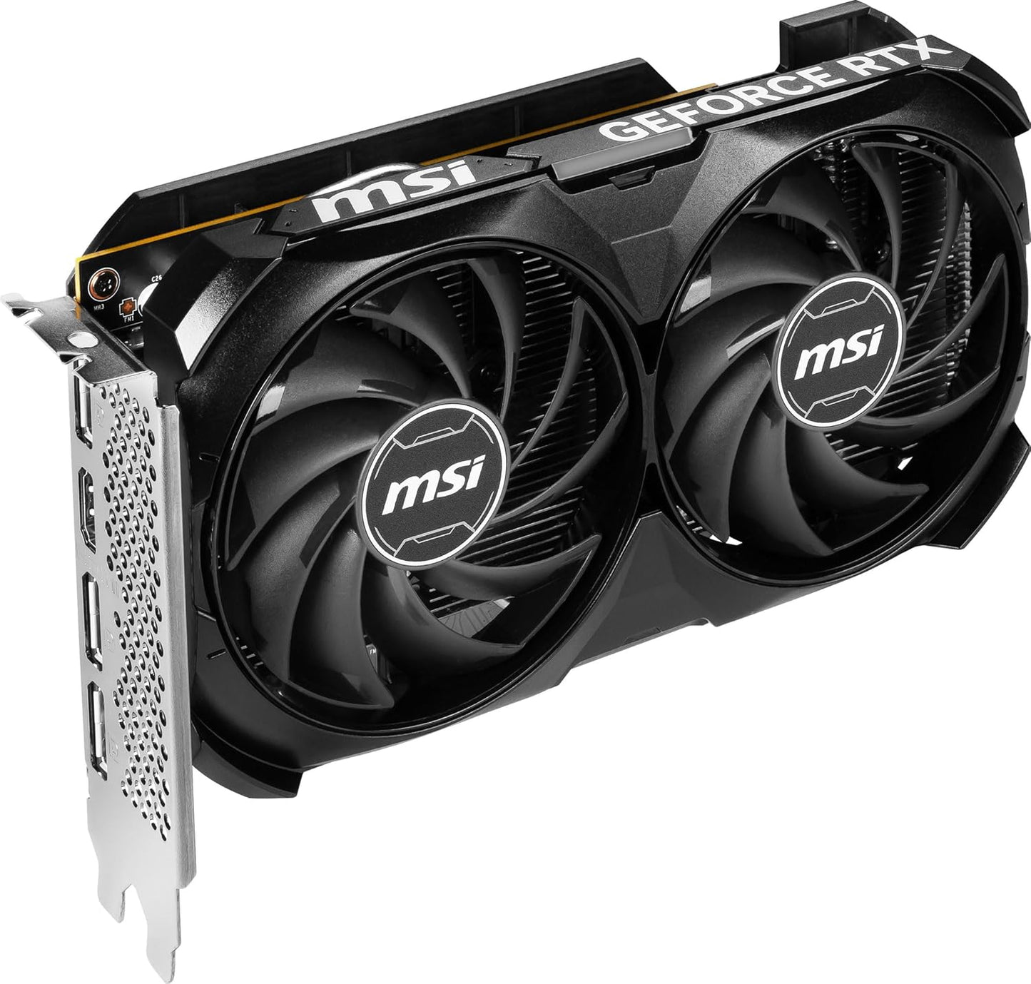 MSI Gaming GeForce RTX 4060 8GB GDRR6 Extreme Clock: 2505 MHz 128-Bit HDMI/DP Nvlink TORX Fan 4.0 Ada Lovelace Architecture Graphics Card (RTX 4060 Ventus 2X Black 8G OC)