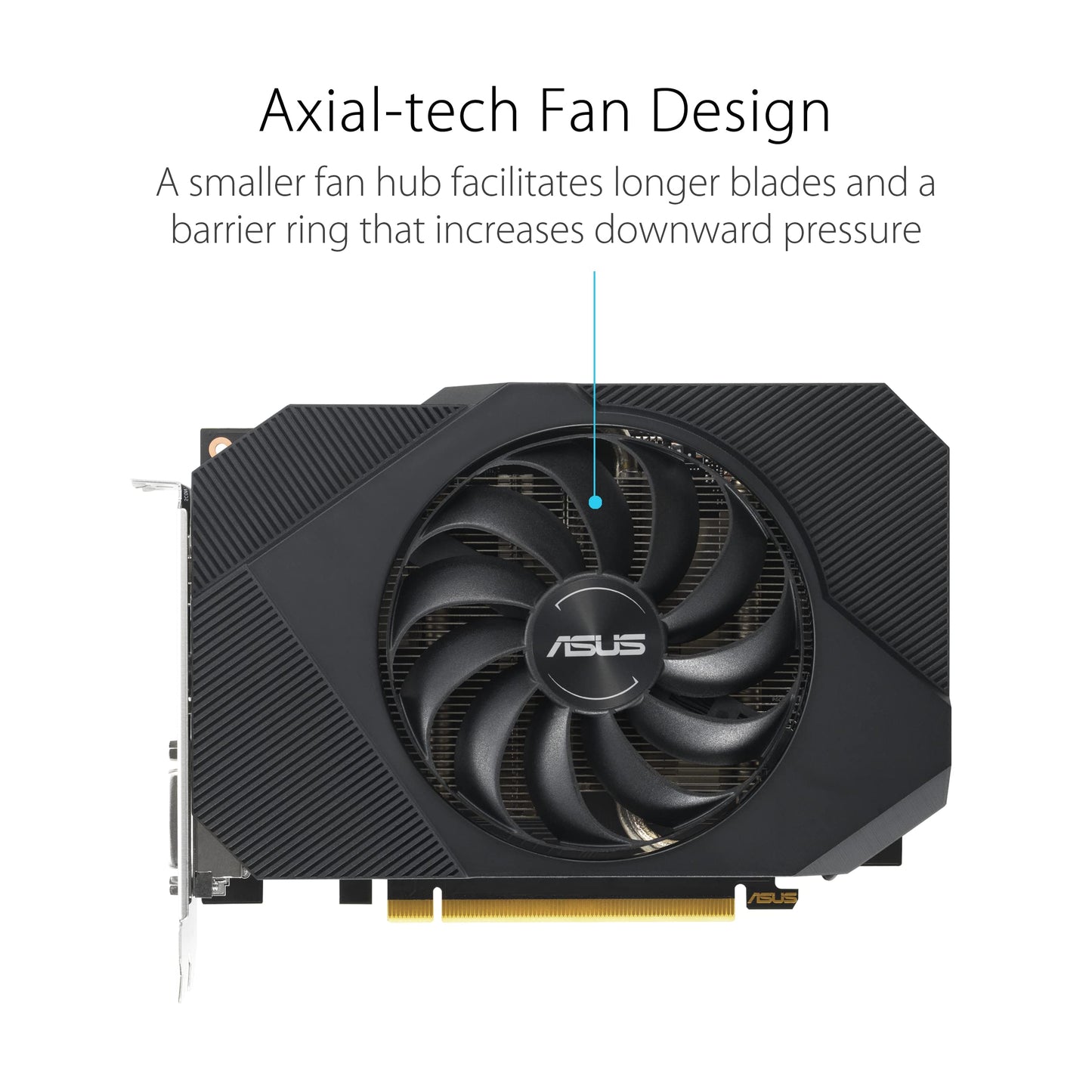 ASUS Dual NVIDIA GeForce RTX 3050 6GB OC Edition Gaming Graphics Card - PCIe 4.0, 6GB GDDR6 Memory, HDMI 2.1, DisplayPort 1.4a, 2-Slot Design, Axial-tech Fan Design, 0dB Technology, Steel Bracket