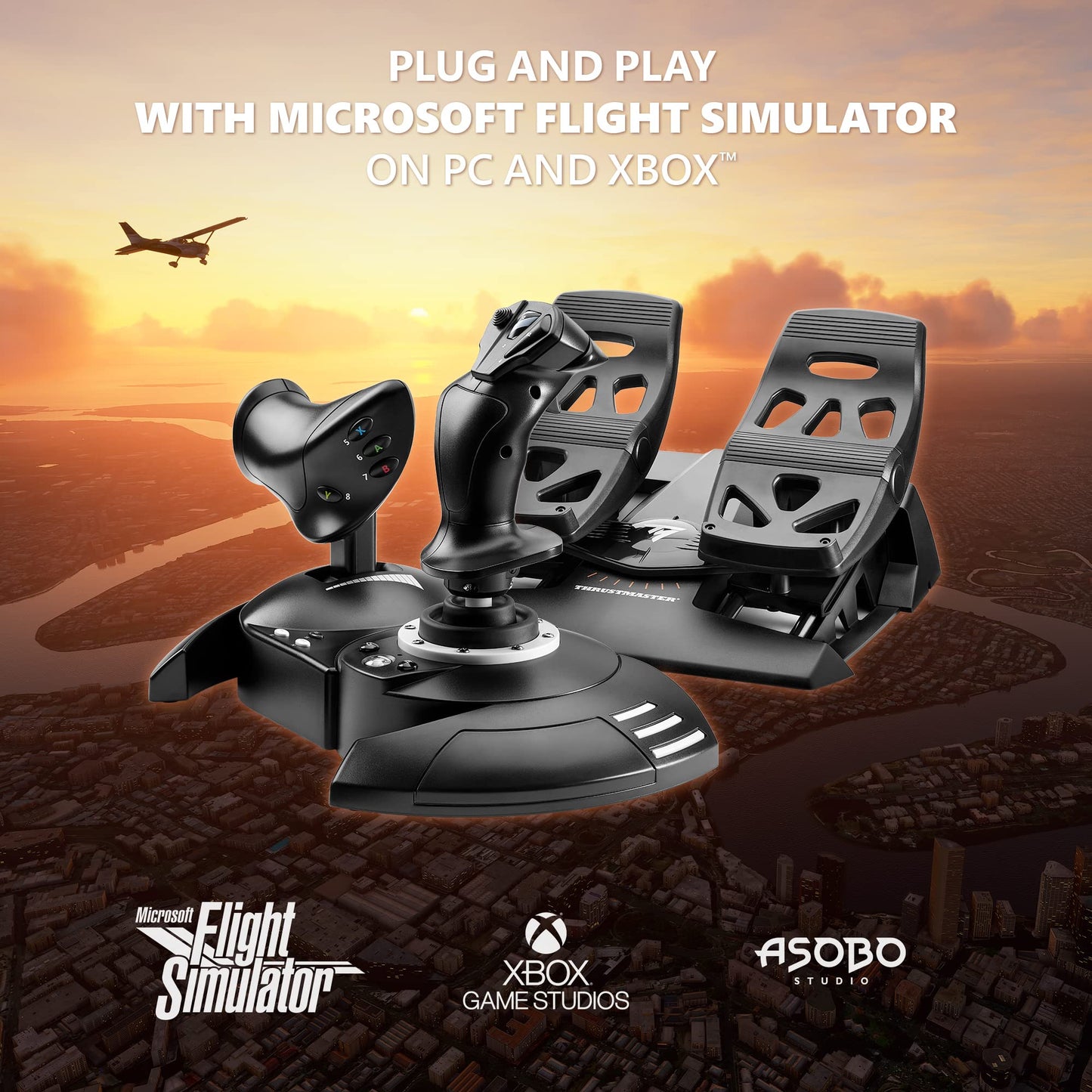 Kit completo THRUSTMASTER T-Flight (compatible con Xbox Serie X|S y PC) 