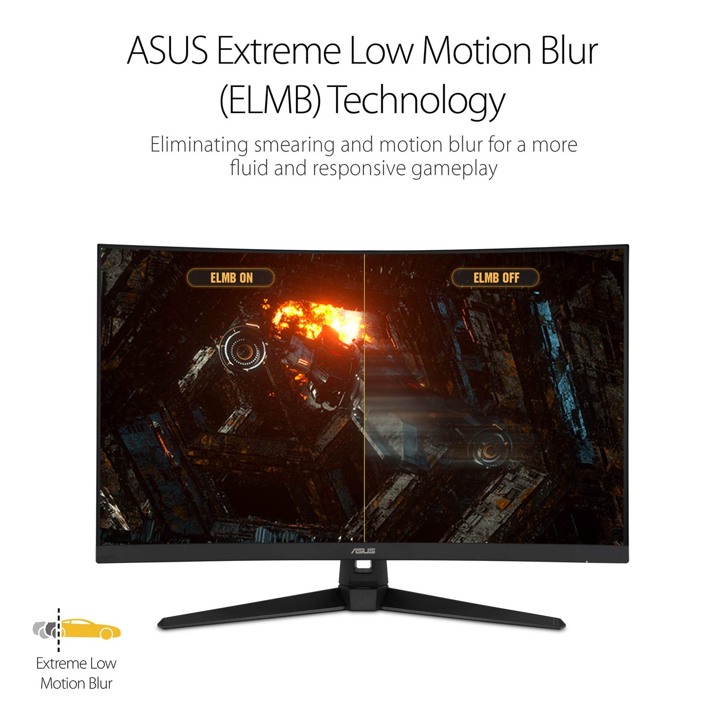 Monitor curvo ASUS TUF Gaming 32" 1440P HDR (VG32VQ1B): QHD (2560 x 1440), 165 Hz (compatible con 144 Hz), 1 ms, desenfoque de movimiento extremadamente bajo, altavoz, FreeSync Premium, montaje VESA, DisplayPort, HDMI, NEGRO 