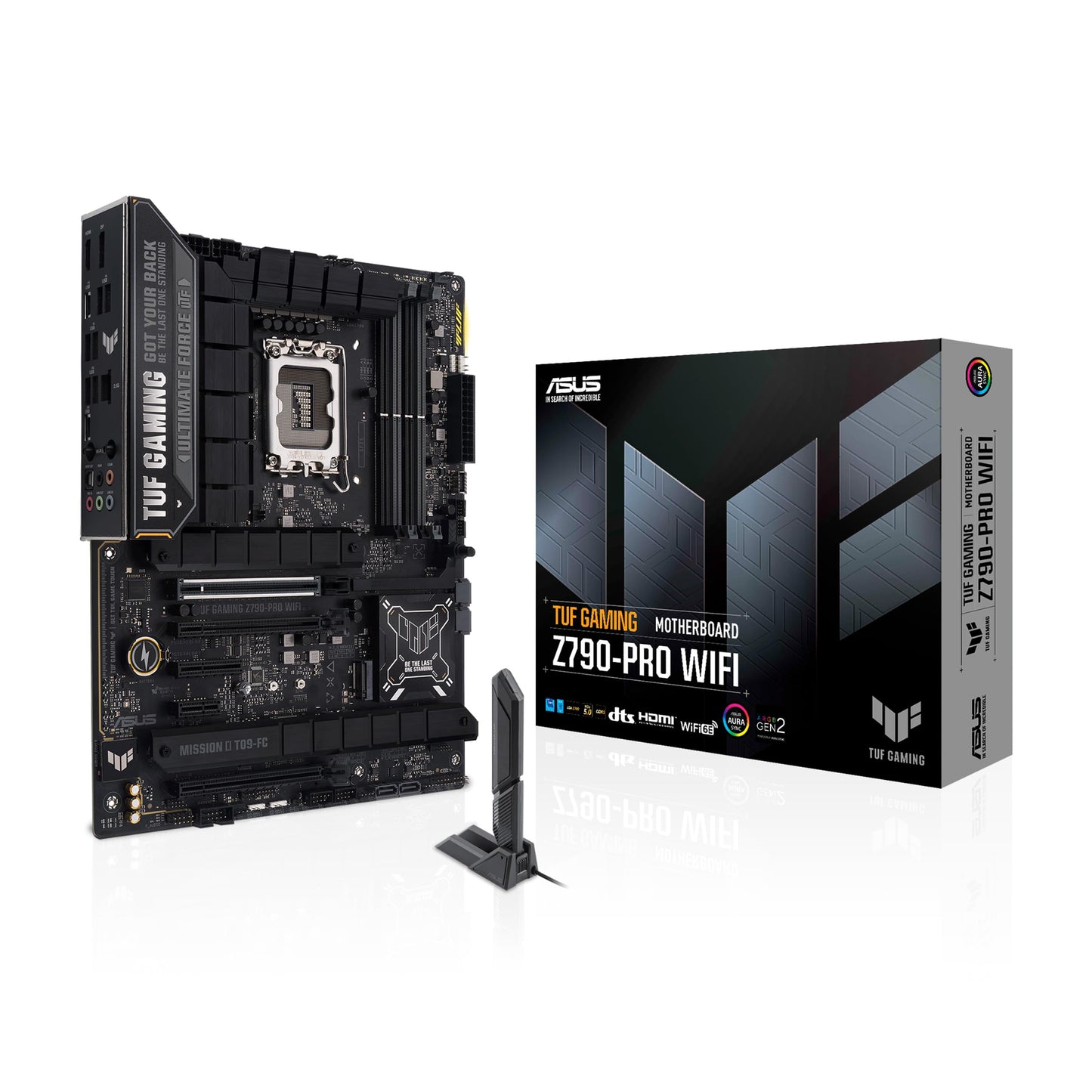 ASUS TUF Gaming Z790-Plus WiFi LGA 1700(Intel 14th,12th &13th Gen) ATX Gaming Motherboard(PCIe 5.0,DDR5,4xM.2 Slots,16+1 DrMOS,WiFi 6,2.5Gb LAN,Front USB 3.2 Gen 2 Type-C,Thunderbolt 4(USB4),Aura RGB)