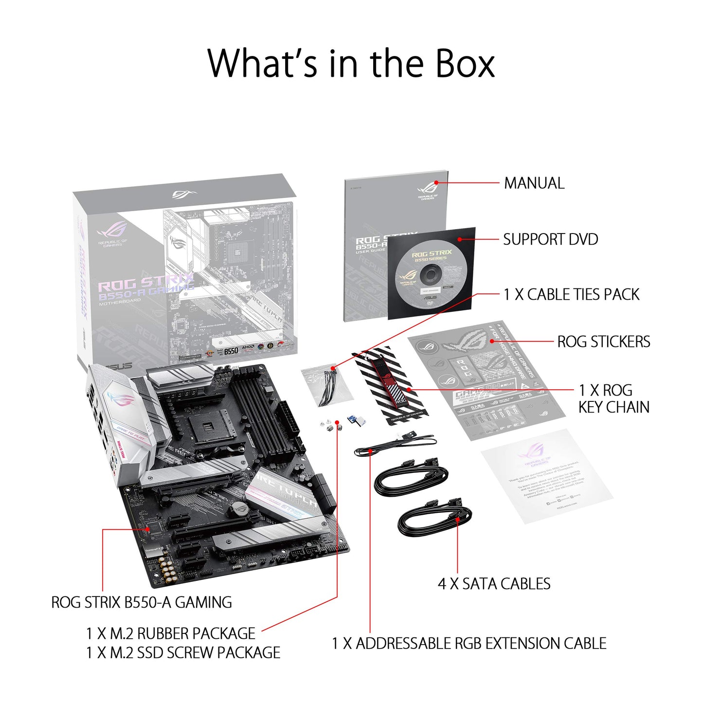 Asus ROG Strix B550-F Gaming WiFi II AMD AM4 (3rd Gen Ryzen) ATX Motherboard (PCIe 4.0,WiFi 6E, 2.5Gb LAN, BIOS Flashback, HDMI 2.1, Addressable Gen 2 RGB Header and Aura Sync)