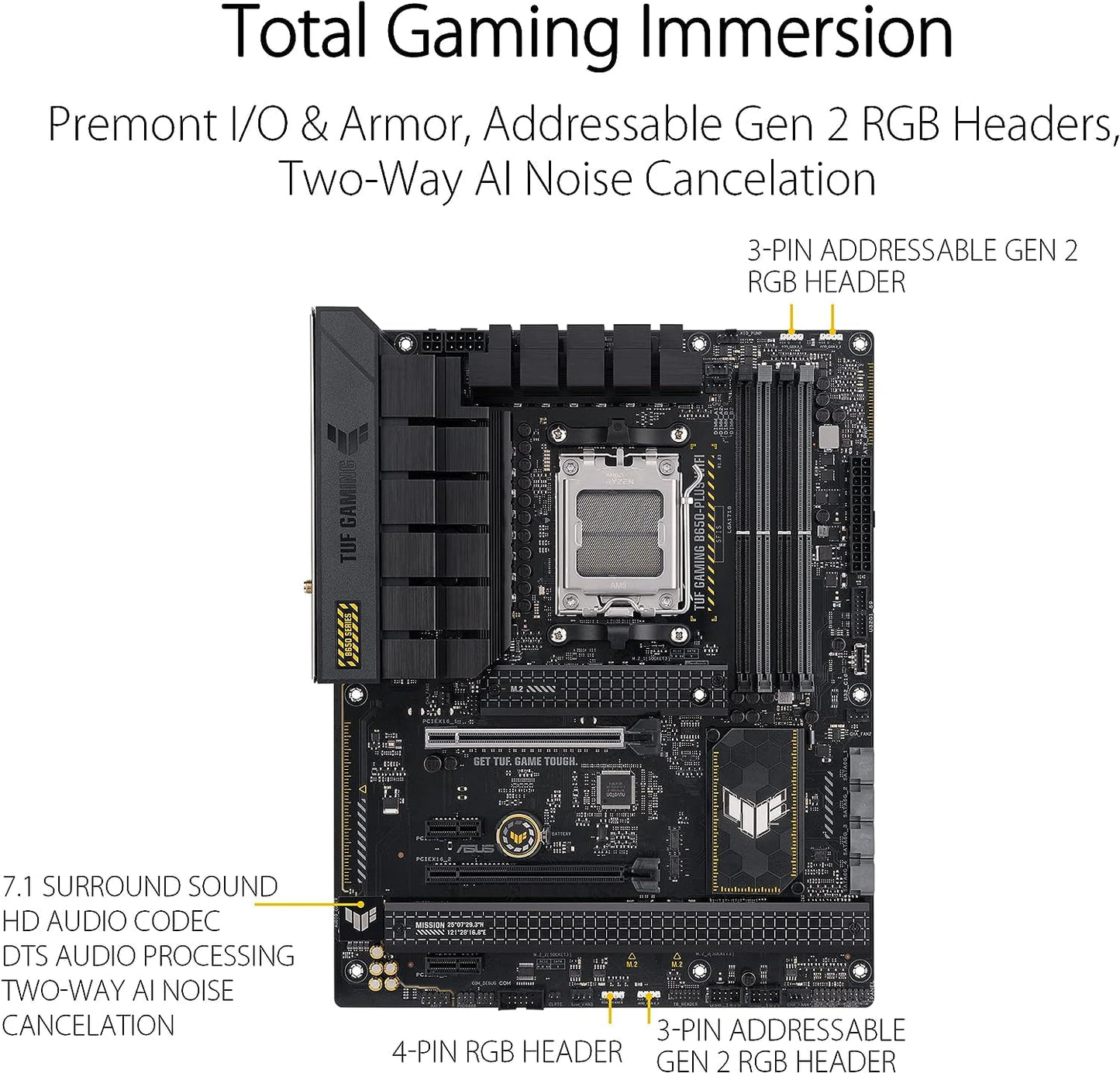 Procesador de escritorio desbloqueado Micro Center AMD Ryzen 7 9700X de 8 núcleos y 16 subprocesos con placa base para juegos MAG B650 Tomahawk WiFi AM5 DDR5 