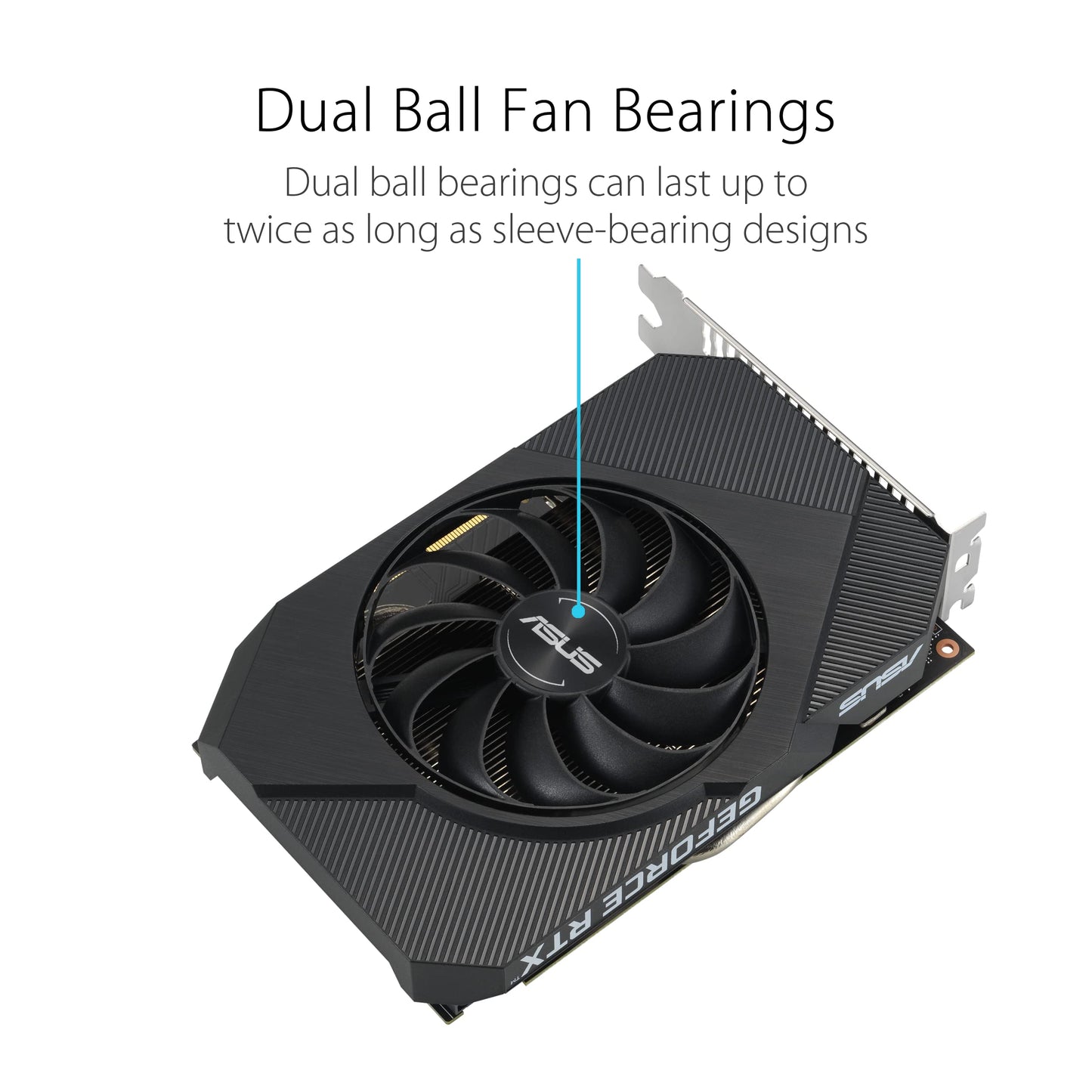 ASUS Dual NVIDIA GeForce RTX 3050 6GB OC Edition Gaming Graphics Card - PCIe 4.0, 6GB GDDR6 Memory, HDMI 2.1, DisplayPort 1.4a, 2-Slot Design, Axial-tech Fan Design, 0dB Technology, Steel Bracket