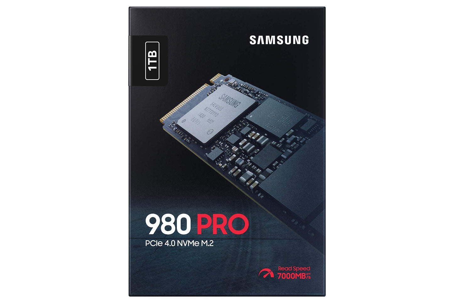 SAMSUNG 980 PRO SSD 2TB PCIe NVMe Gen 4 Gaming M.2 Internal Solid State Drive Memory Card, Maximum Speed, Thermal Control MZ-V8P2T0B/AM