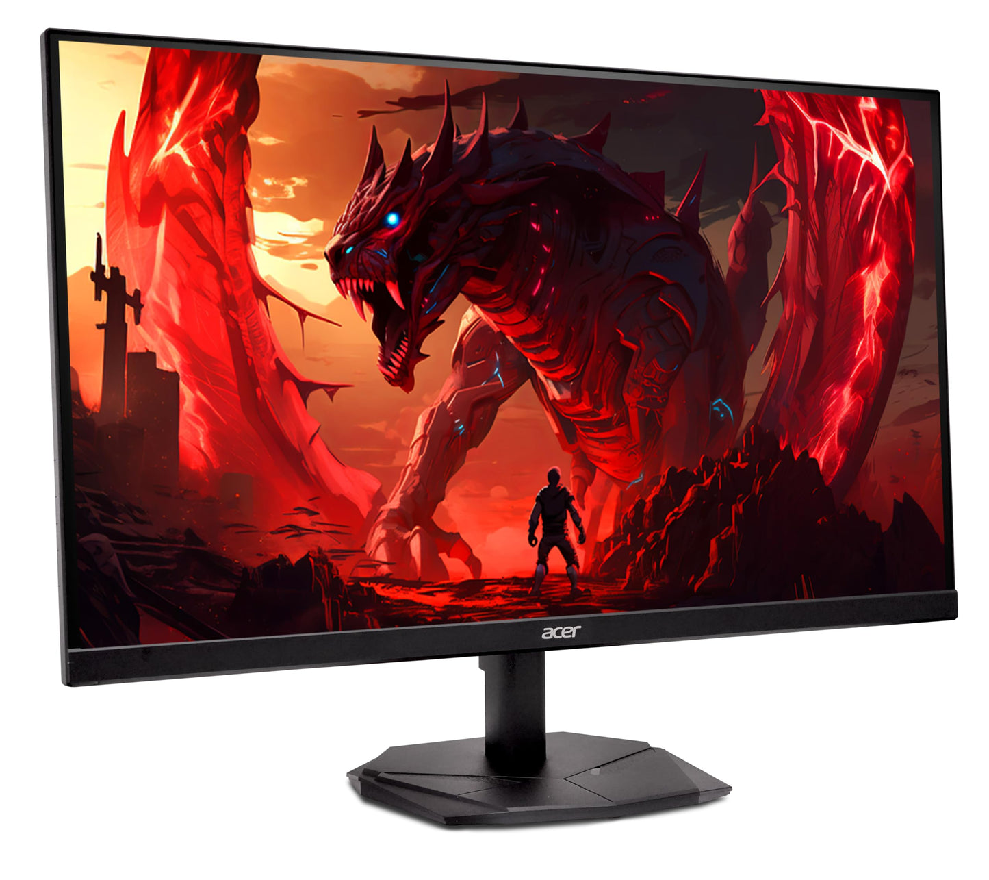 Monitor para juegos Acer Nitro 27" WQHD 2560 x 1440 IPS | AMD FreeSync | Frecuencia de actualización de hasta 180 Hz | Hasta 0,5 ms | DCI-P3 95 % | Compatibilidad con HDR 10 | 1 Display Port 1.2 y 2 HDMI 2.0 | KG271U N3bmiipx 