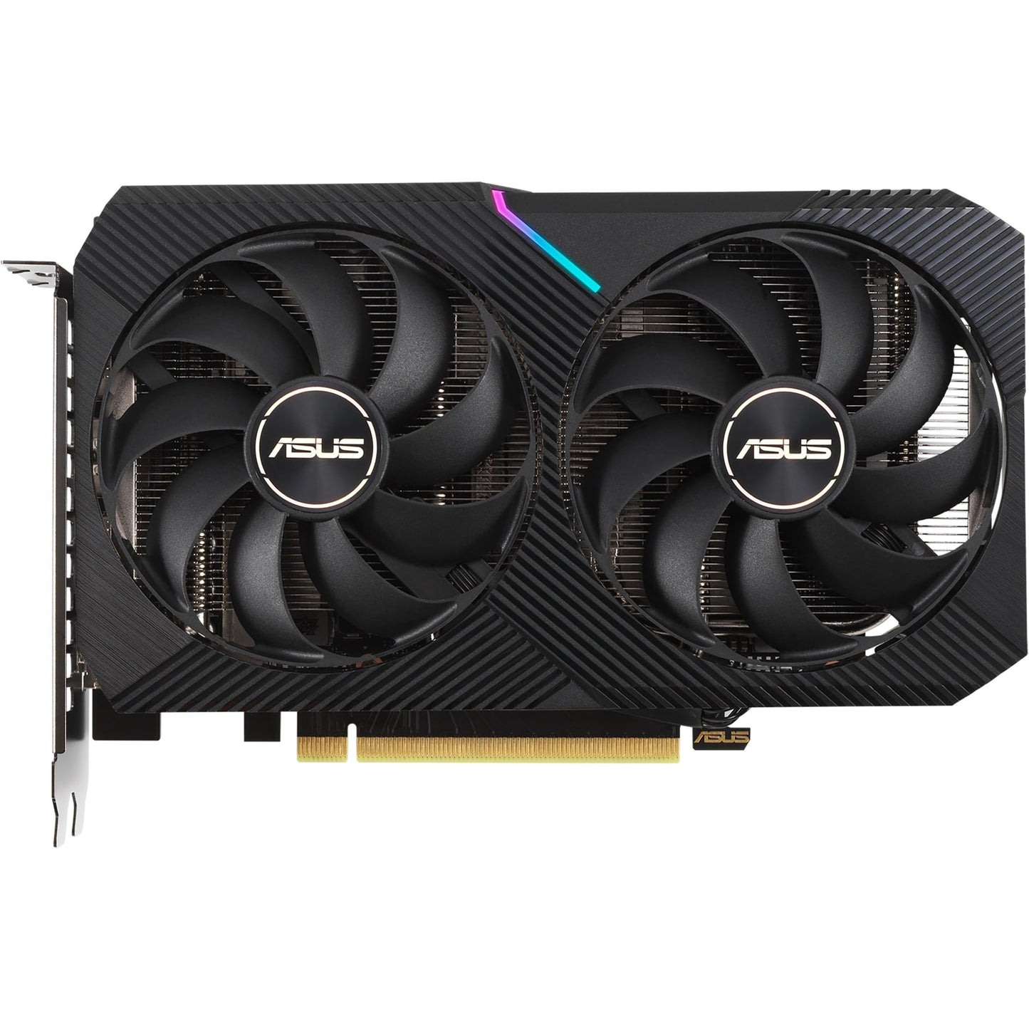 ASUS Dual NVIDIA GeForce RTX 3050 6GB OC Edition Gaming Graphics Card - PCIe 4.0, 6GB GDDR6 Memory, HDMI 2.1, DisplayPort 1.4a, 2-Slot Design, Axial-tech Fan Design, 0dB Technology, Steel Bracket