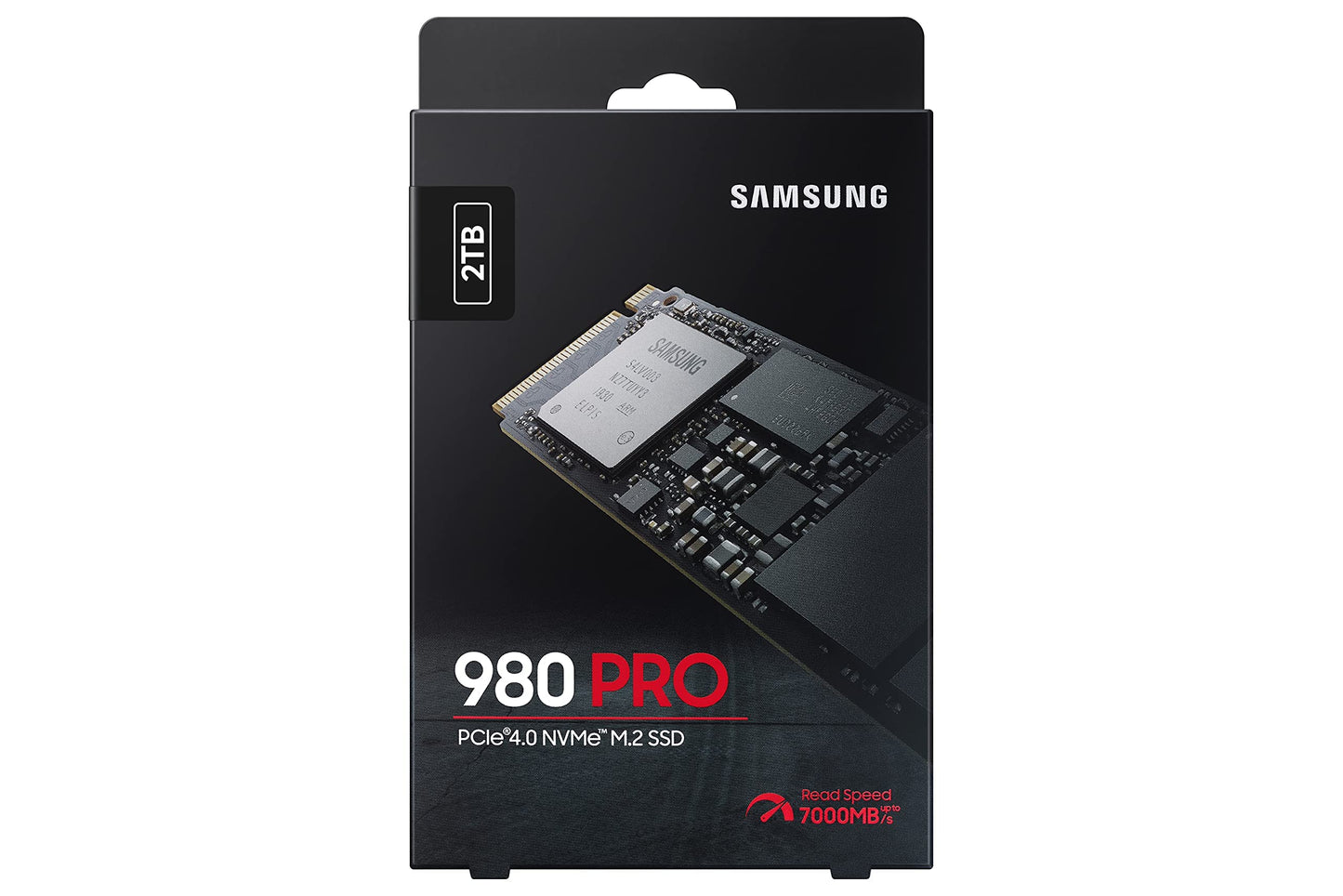 SAMSUNG 980 PRO SSD 2TB PCIe NVMe Gen 4 Gaming M.2 Internal Solid State Drive Memory Card, Maximum Speed, Thermal Control MZ-V8P2T0B/AM