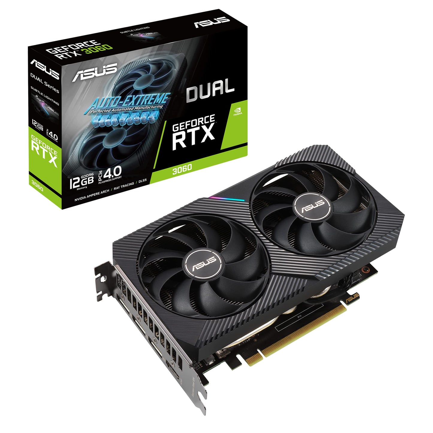 ASUS ProArt GeForce RTX™ 4060 OC Edition 8GB GDDR6 Graphics Card (PCIe 4.0, 8GB GDDR6, DLSS 3, HDMI 2.1a, DisplayPort 1.4a)