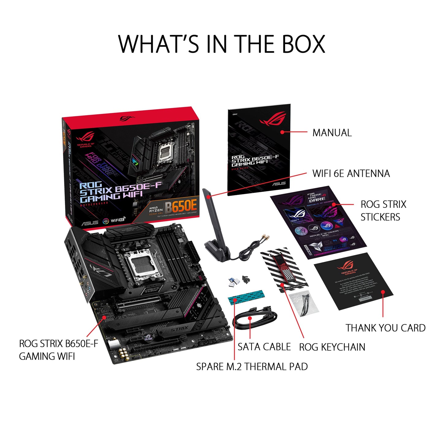 ASUS TUF GAMING B650-PLUS WIFI AMD B650 AM5 Ryzen™ Desktop 9000 8000 and 7000 ATX motherboard, 14 power stages, PCIe® 5.0 M.2 , DDR5 memory, WiFi 6 and 2.5 Gb Ethernet, USB4® support Aura Sync