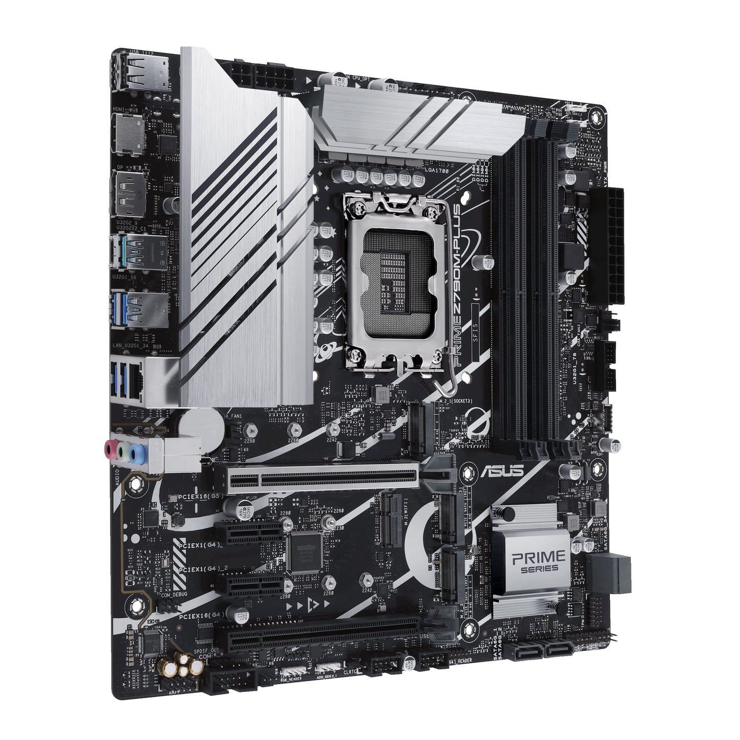 ASUS Prime Z790-A WiFi 6E LGA 1700(Intel 14th,13th&12th) ATX Motherboard (16+1 DrMOS, PCIe 5.0,DDR5,4X M.2 Slots,2.5 Gb LAN,USB 3.2 Gen 2 Front Panel Type-C, Thunderbolt 4/USB4, DP)