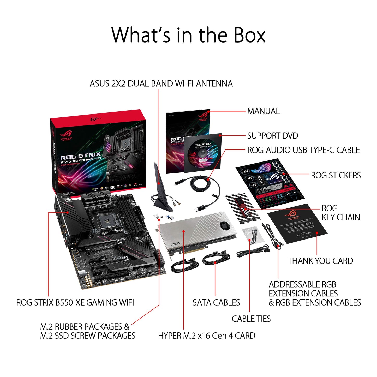 Asus ROG Strix B550-F Gaming WiFi II AMD AM4 (3rd Gen Ryzen) ATX Motherboard (PCIe 4.0,WiFi 6E, 2.5Gb LAN, BIOS Flashback, HDMI 2.1, Addressable Gen 2 RGB Header and Aura Sync)