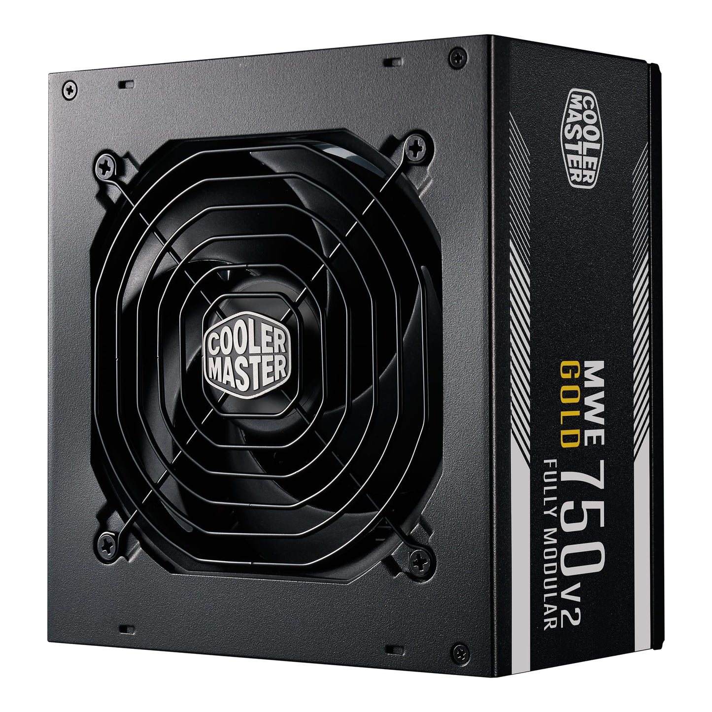 Cooler Master MWE Gold 850 V2 Full Modular, 850W, 80+ Gold Efficiency, 2 EPS Connectors, 120mm HDB Fan, Semi-fanless Operation, 5 Year Warranty